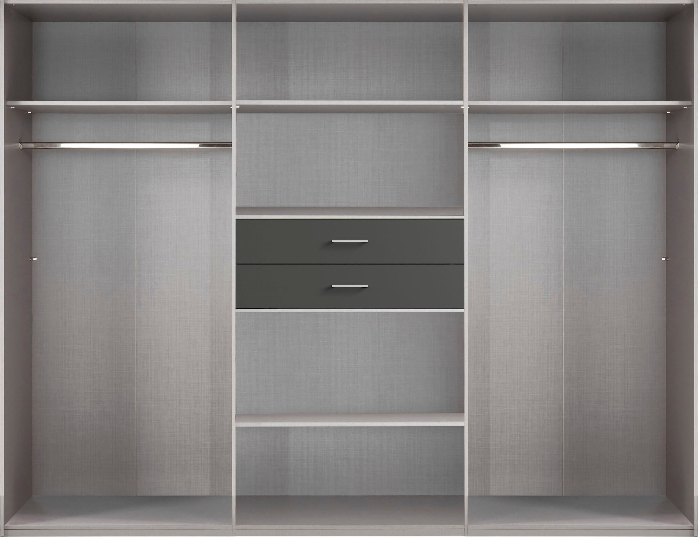 Wimex Kleiderschrank »Diver Drehtürenschrank mit Spiegel, 180, 225 o. 270cm breit«, Bestseller Schlafzimmerschrank wahlweise 3 Innenausstattungen