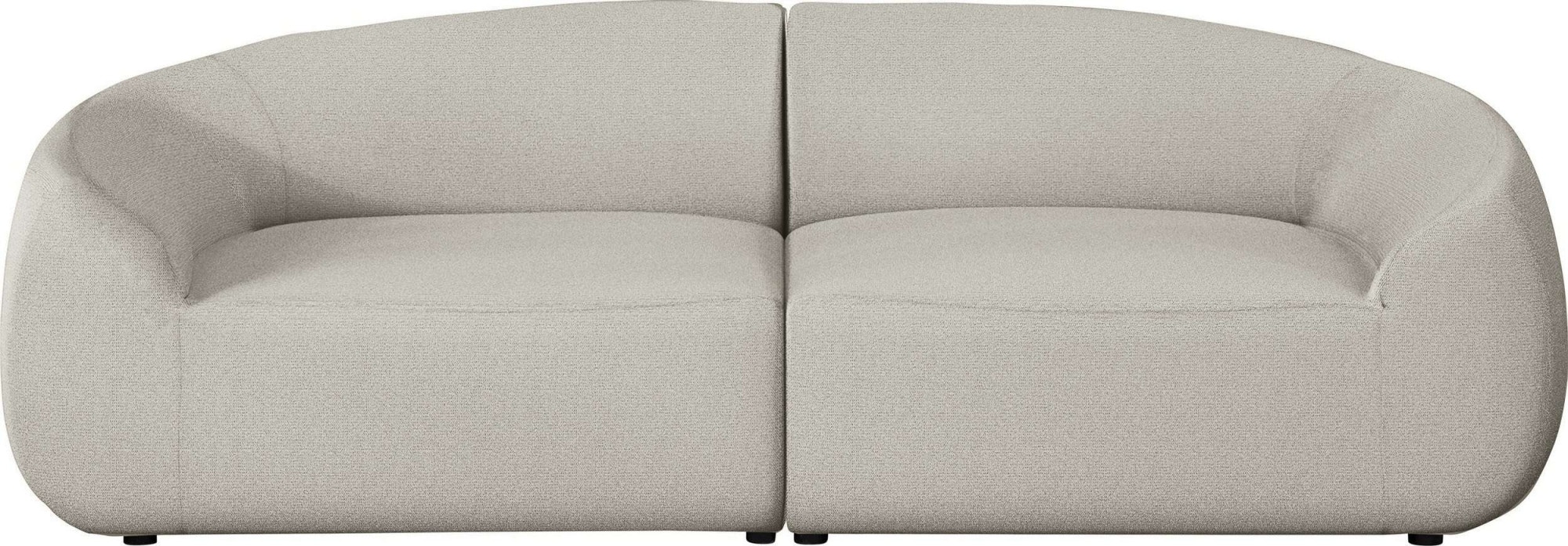 LeGer Home by Lena Gercke Big-Sofa »YANI, Designersofa, organische Form, Masse B/T/H: 240/64/81 cm« mit Wellenunterfederung, auch in Bouclé, passend zur Serie