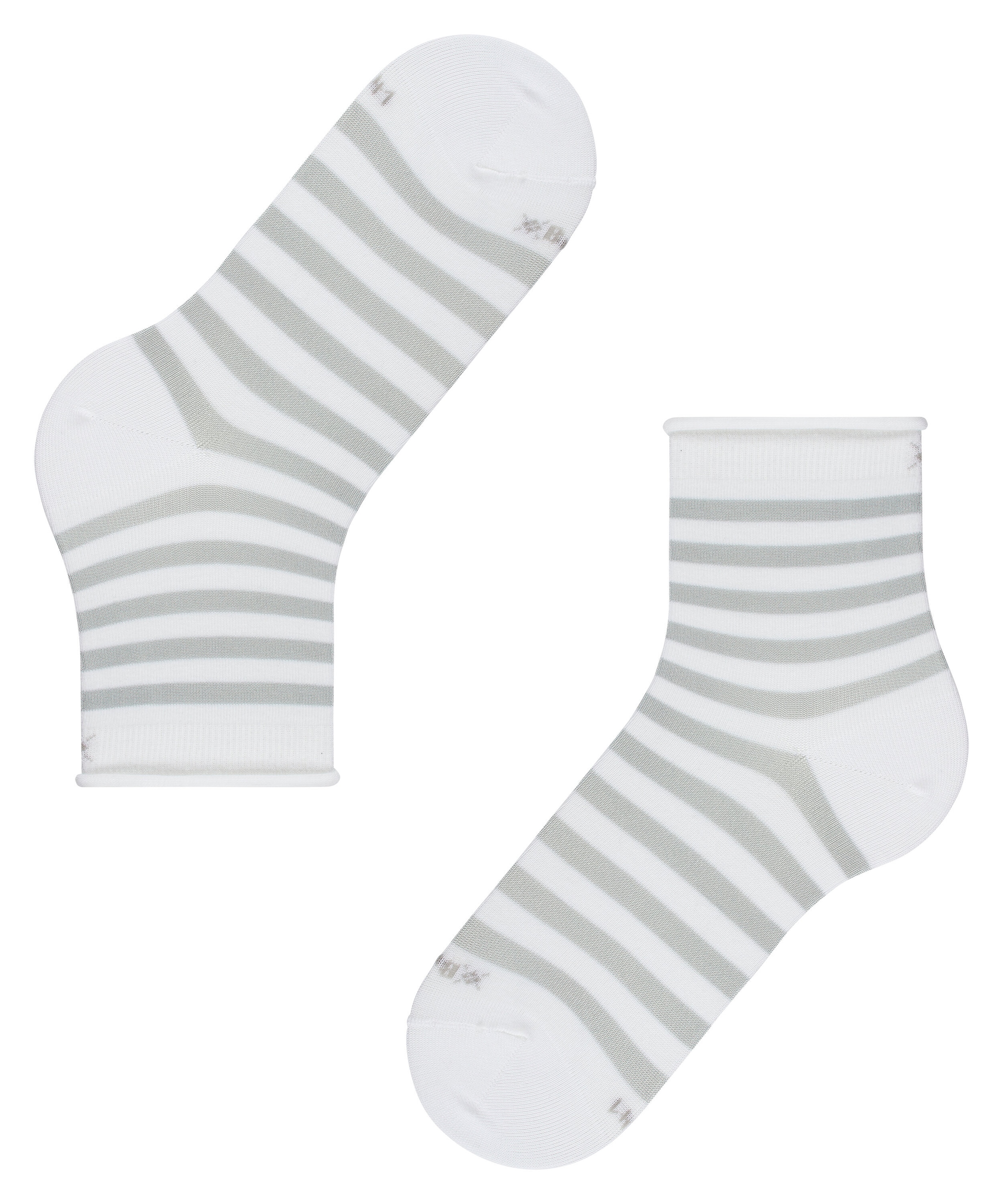 Burlington Kurzsocken »Swansea« Einheitsgrösse 36-41, modernes Streifenmuster, Rollbündchen