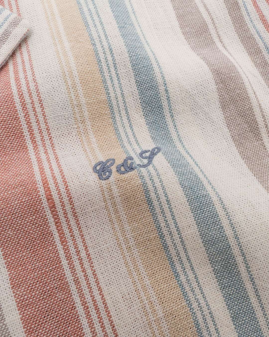 colours & sons Kurzarmhemd »Hemden Shirts Linen Blend«