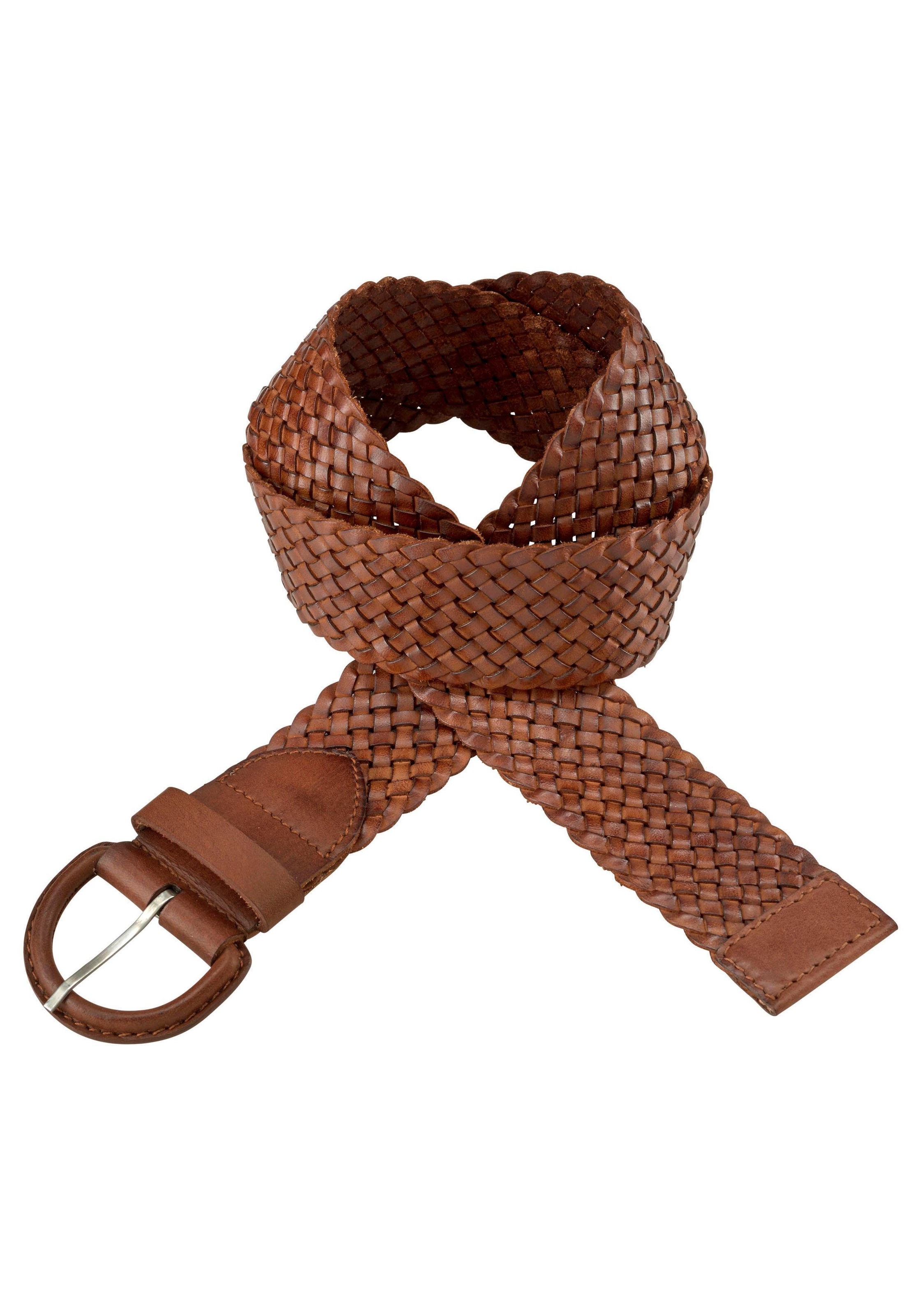 Image of J.Jayz Ledergürtel, (1), in modischer Breite, geflochten, Hippie-Style bei Ackermann Versand Schweiz