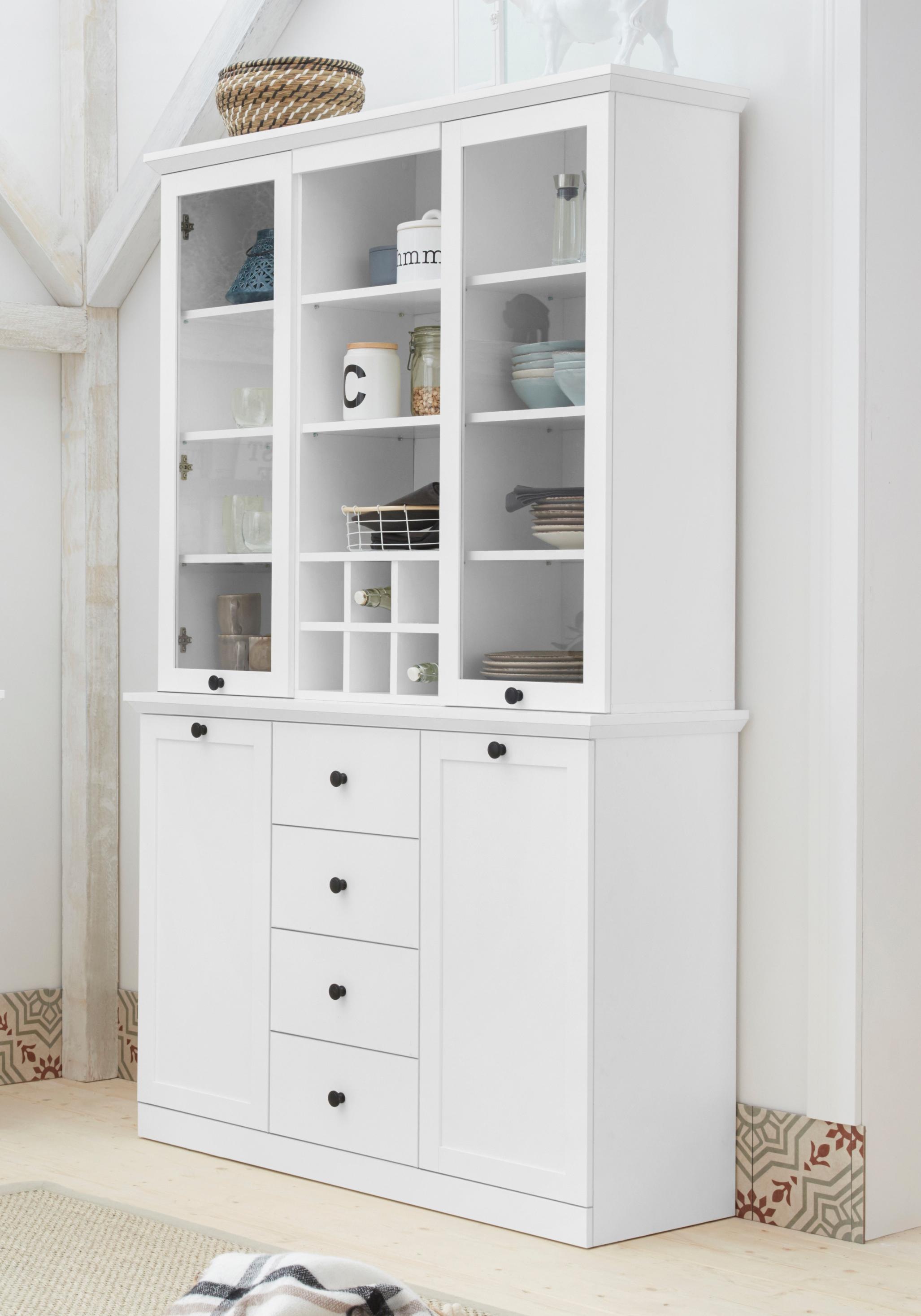 Image of trendteam Buffet »Baxter«, zeitloser Landhausstil, mit Vollauszug, Beleuchtung optional bei Ackermann Versand Schweiz