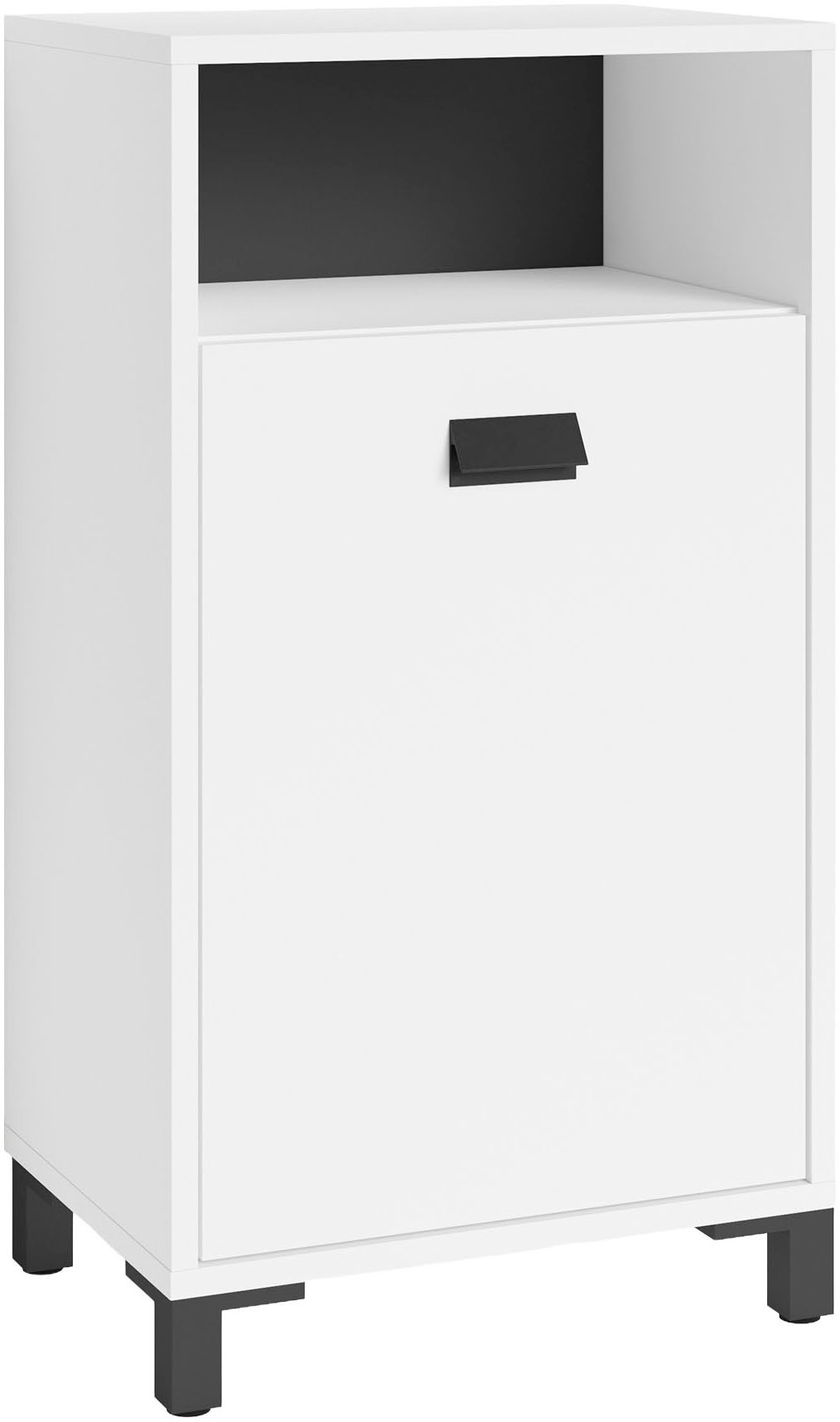 Image of byLIVING Midischrank "Wellness" mit variablem Einlegeboden und offenem Fach für viel Stauraum