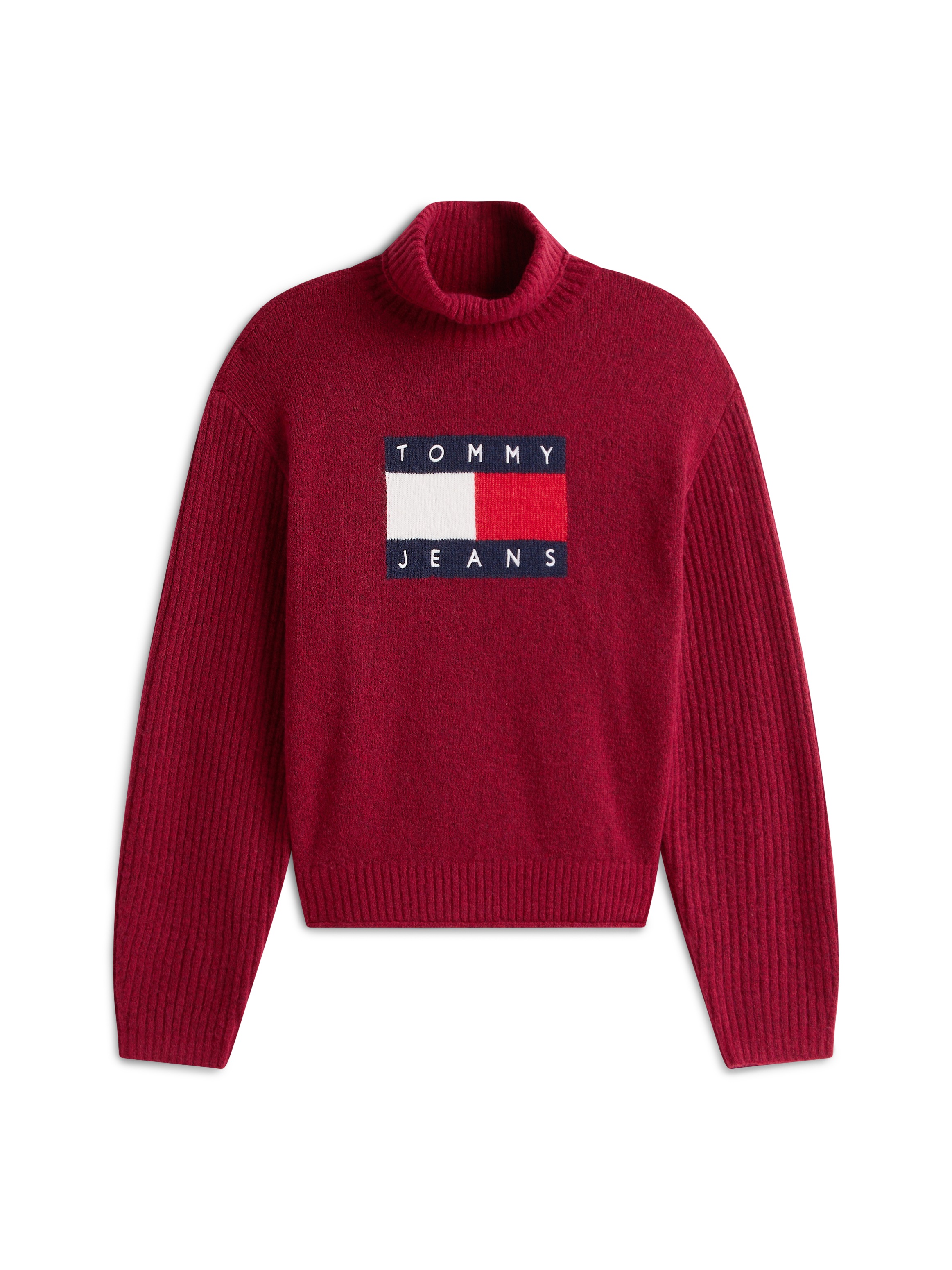 Tommy Jeans Rollkragenpullover »TJW TURTLENECK FLAG SWEATER EXT«