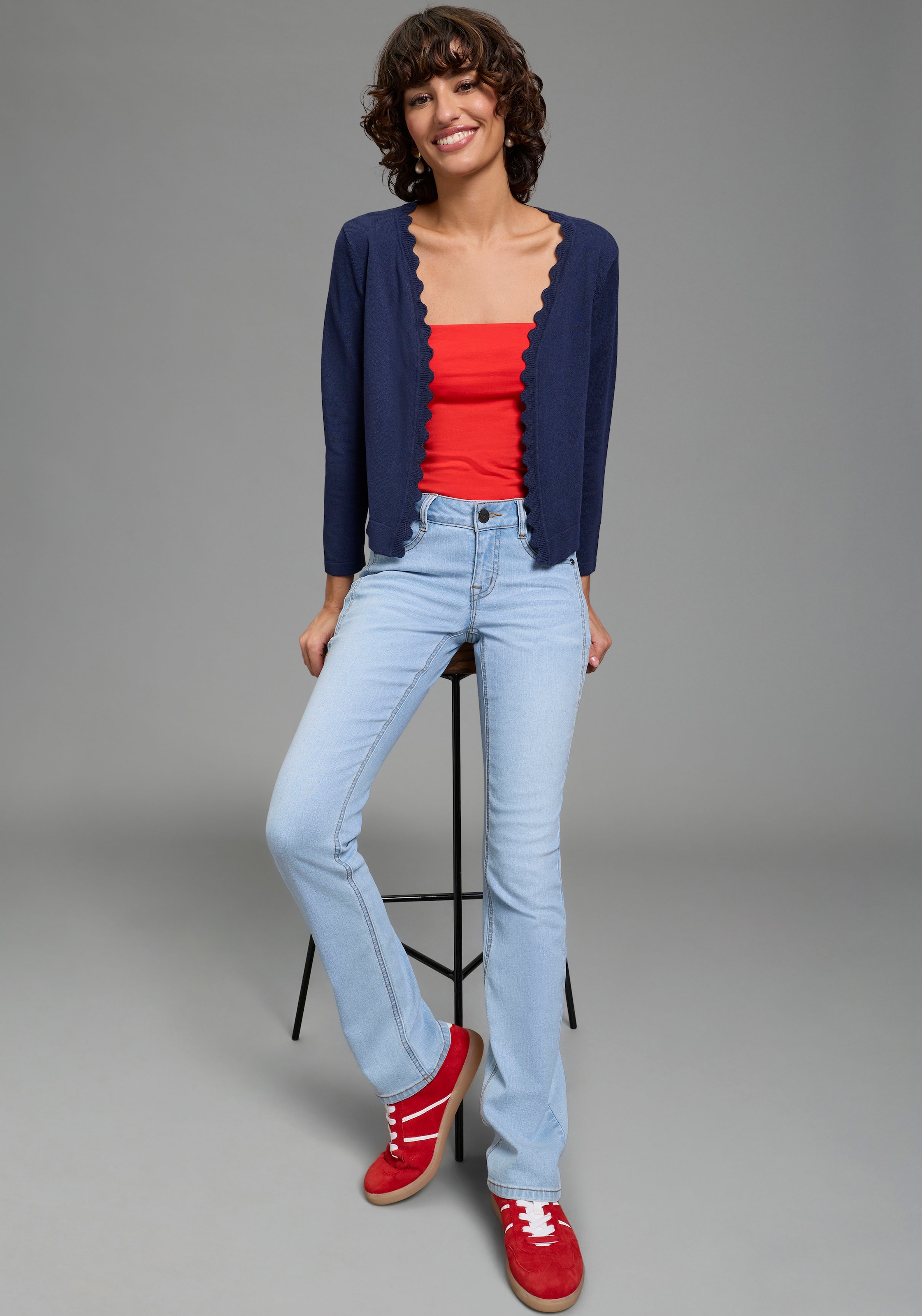 Melrose Top en bandeau 2er-Pack,  mit Raffung an der Naht, durchgestepptes Rumpfabschluss