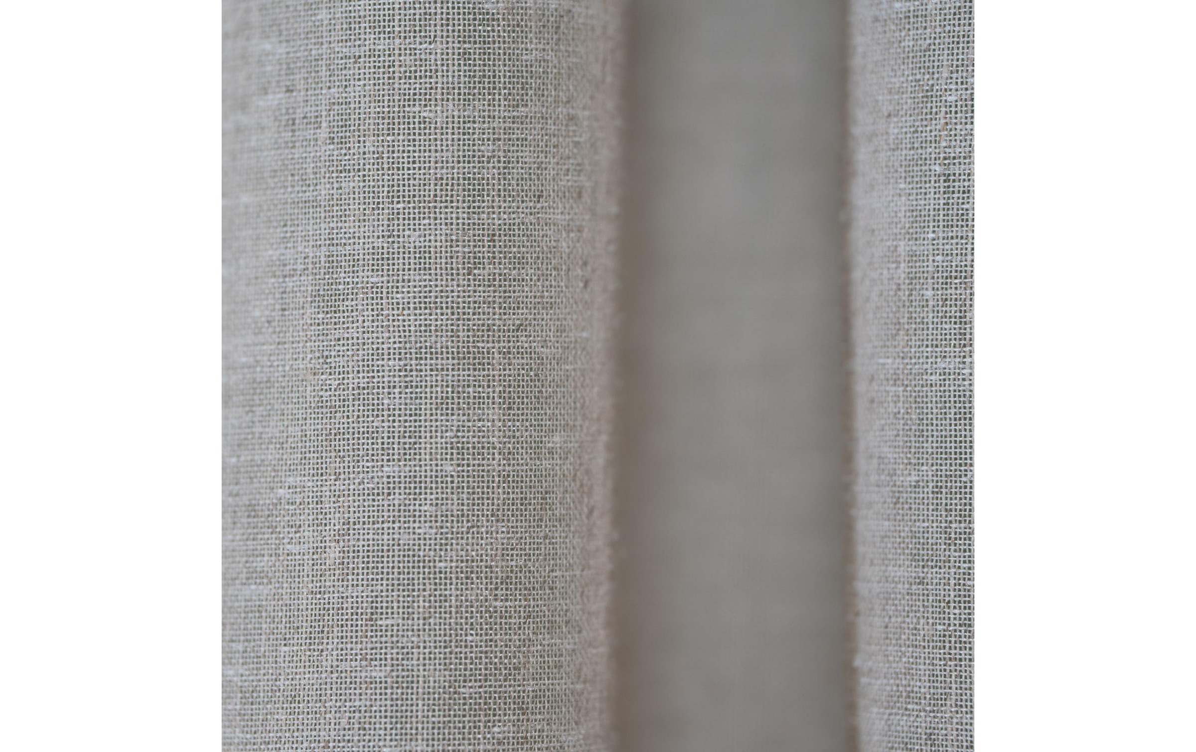Vorhang »Casa Leon Beige, 140 x 245 cm mit Faltenband«, (1 St.)