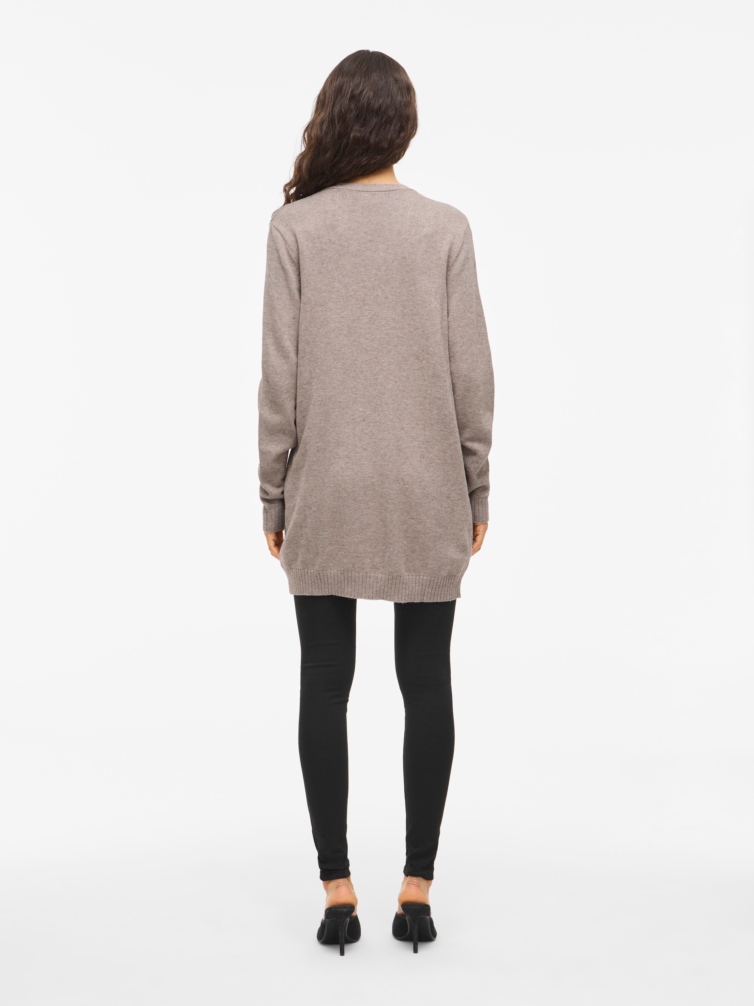 Vila Strickjacke »VIRIL OPEN L/S KNIT CARDIGAN - NOOS« Viskosemischung, regular fit