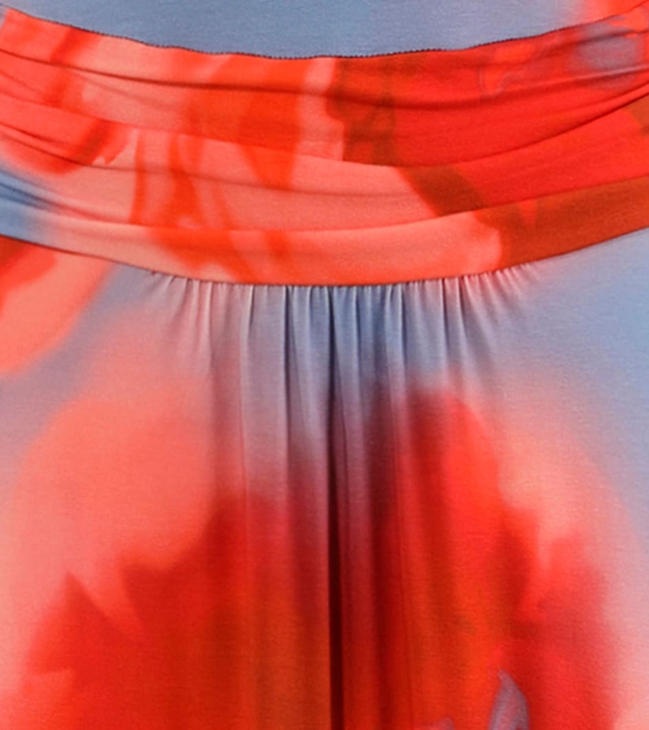 Aniston SELECTED Maxikleid, mit figurbetonenden Raffungen in der Taille