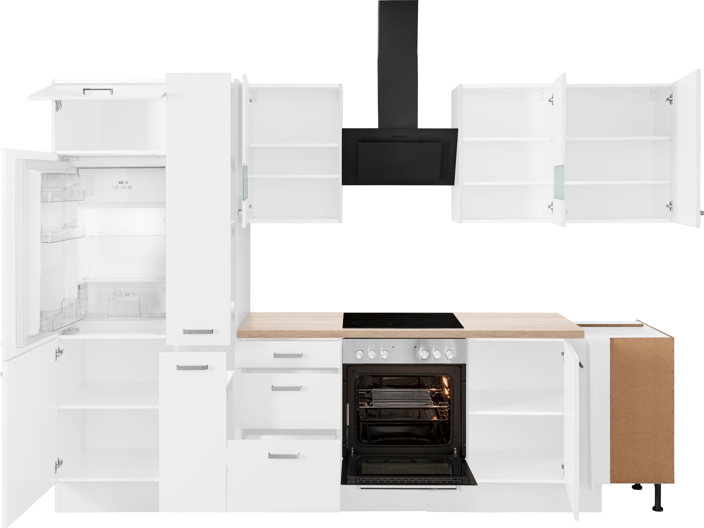 OPTIFIT Winkelküche »Parma«, ohne E-Geräte, Stellbreite 315 x 175 cm