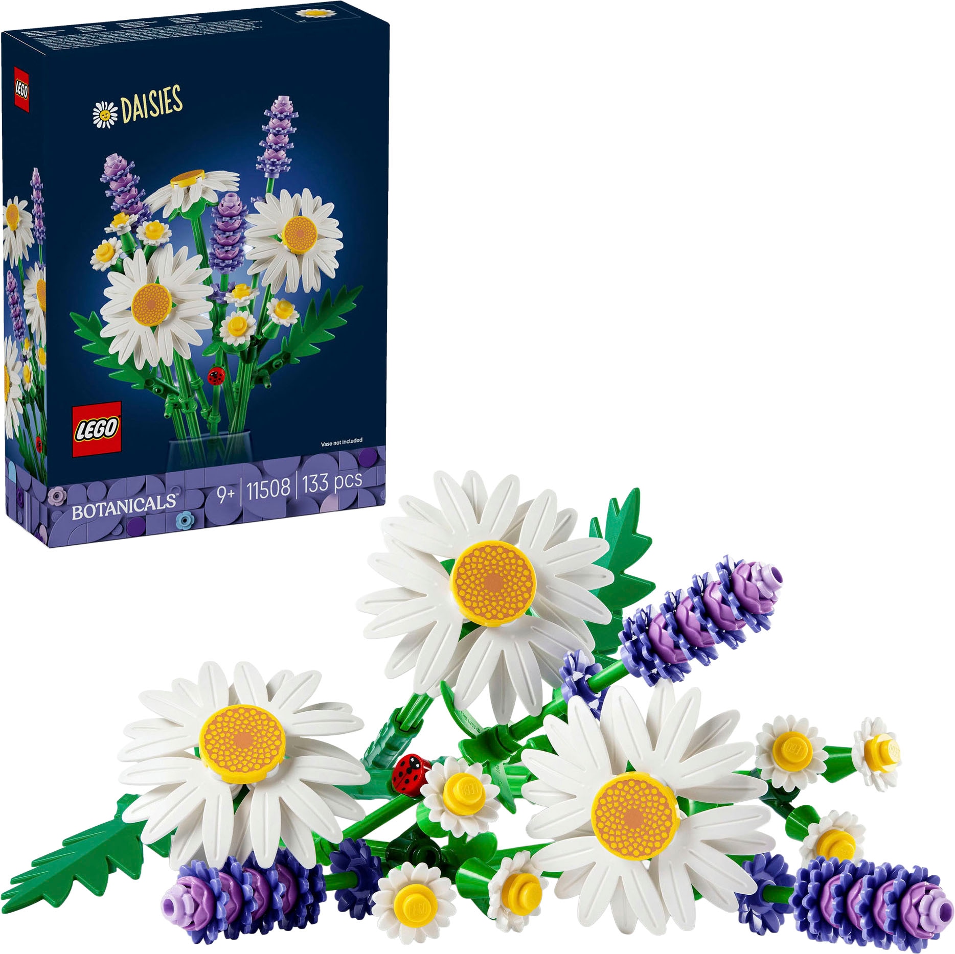 Image of LEGO Konstruktionsspielsteine "Gänseblümchen (11508), LEGO Botanicals" Made in Europe