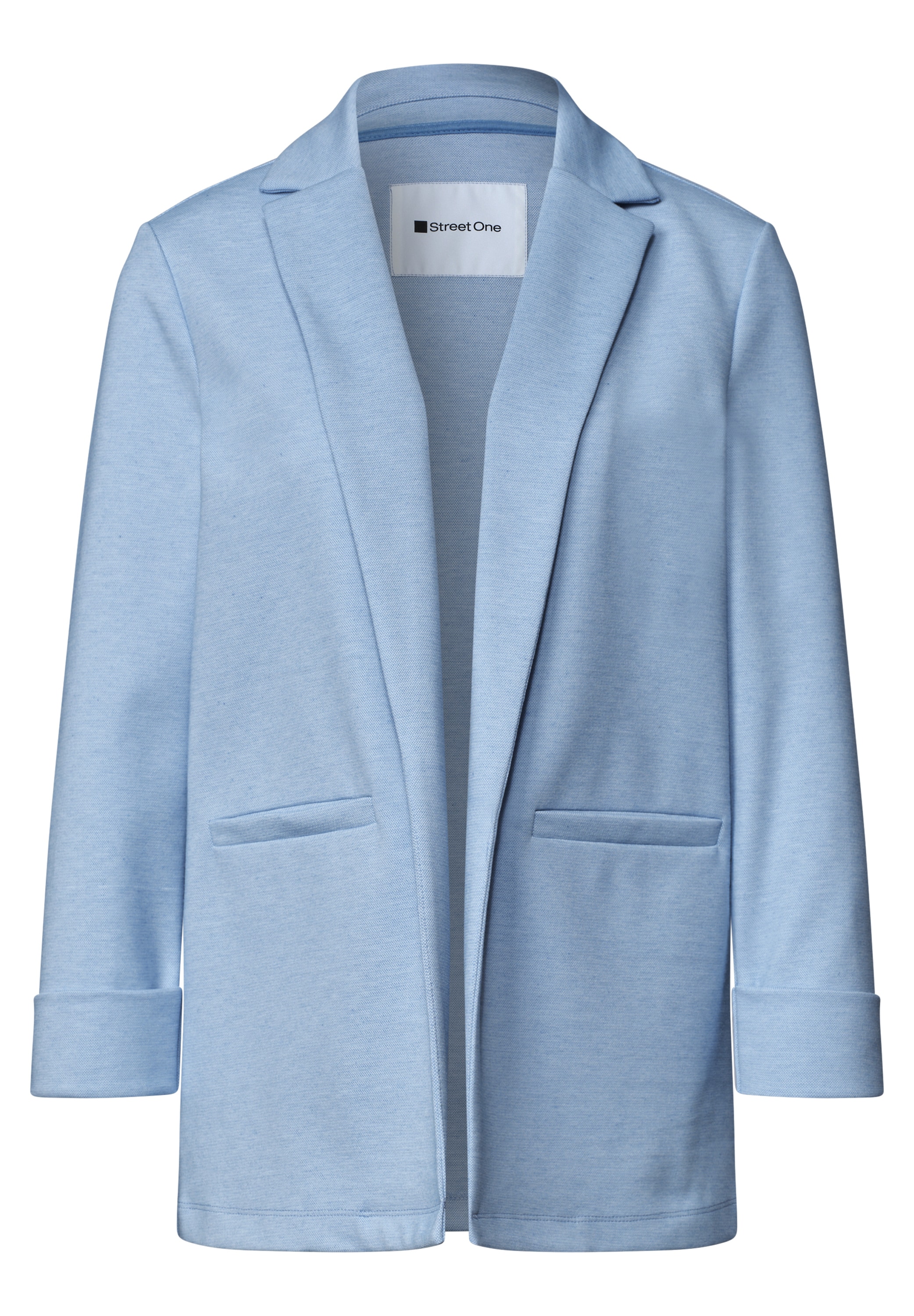 STREET ONE Veste blazer coupe longue et ouverte
