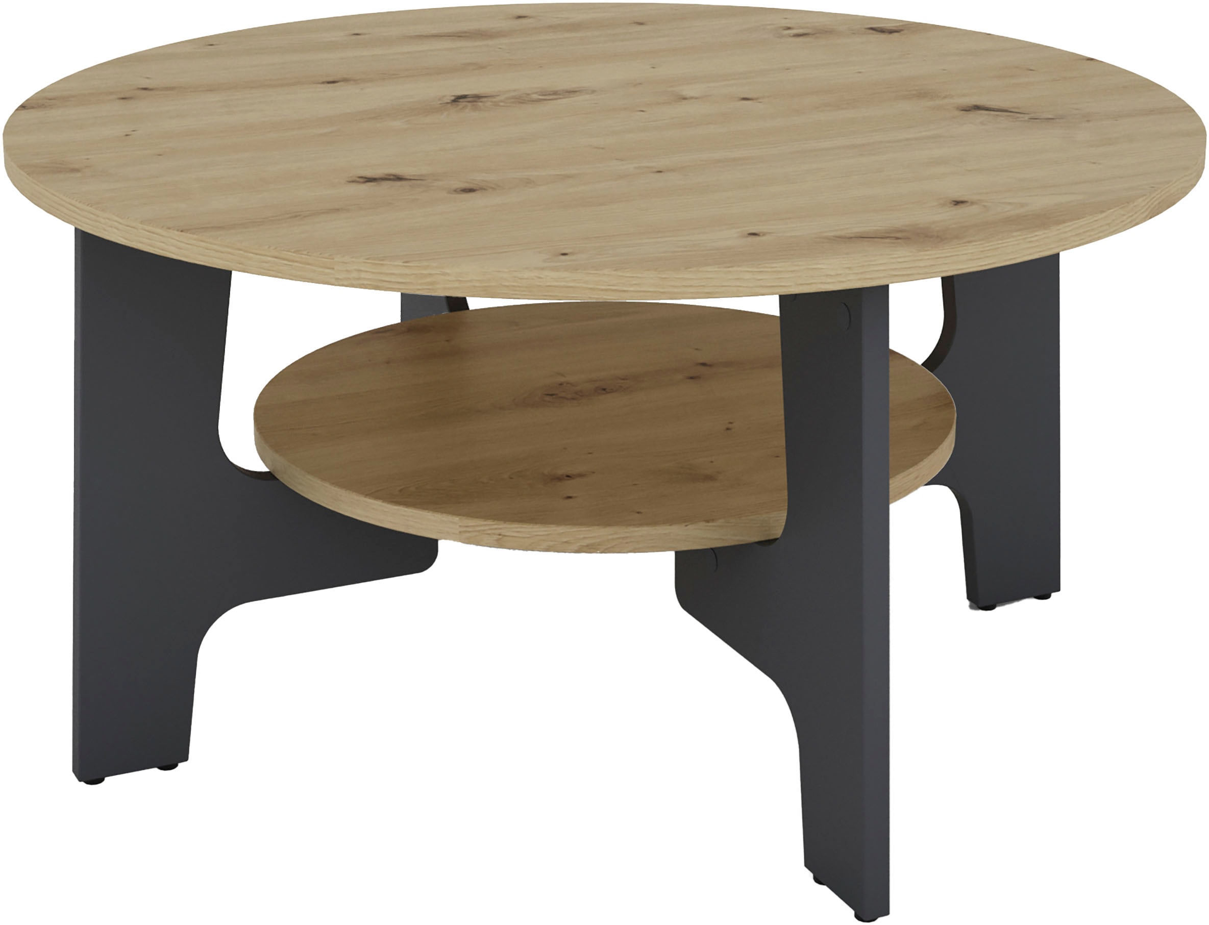 byLIVING Couchtisch »JONNY« Artisan Eiche, Old Wood oder weiss, Ablageboden