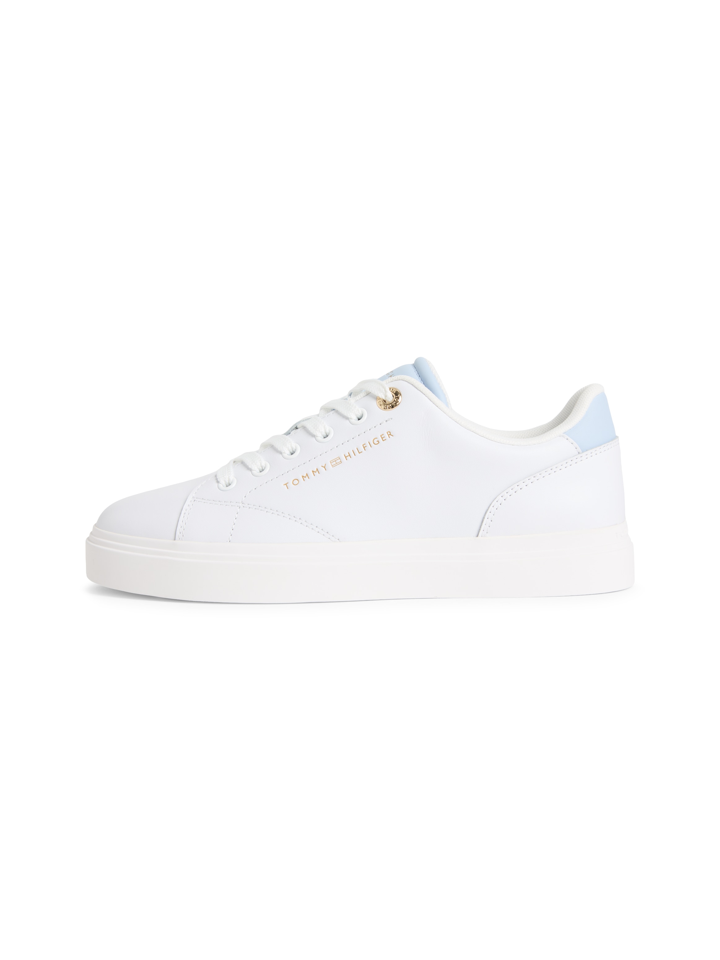 Tommy Hilfiger Baskets à plateforme »TH CHIC SNEAKER«  chaussure de loisirs, chaussure basse, chaussure à lacets avec coutures décoratives