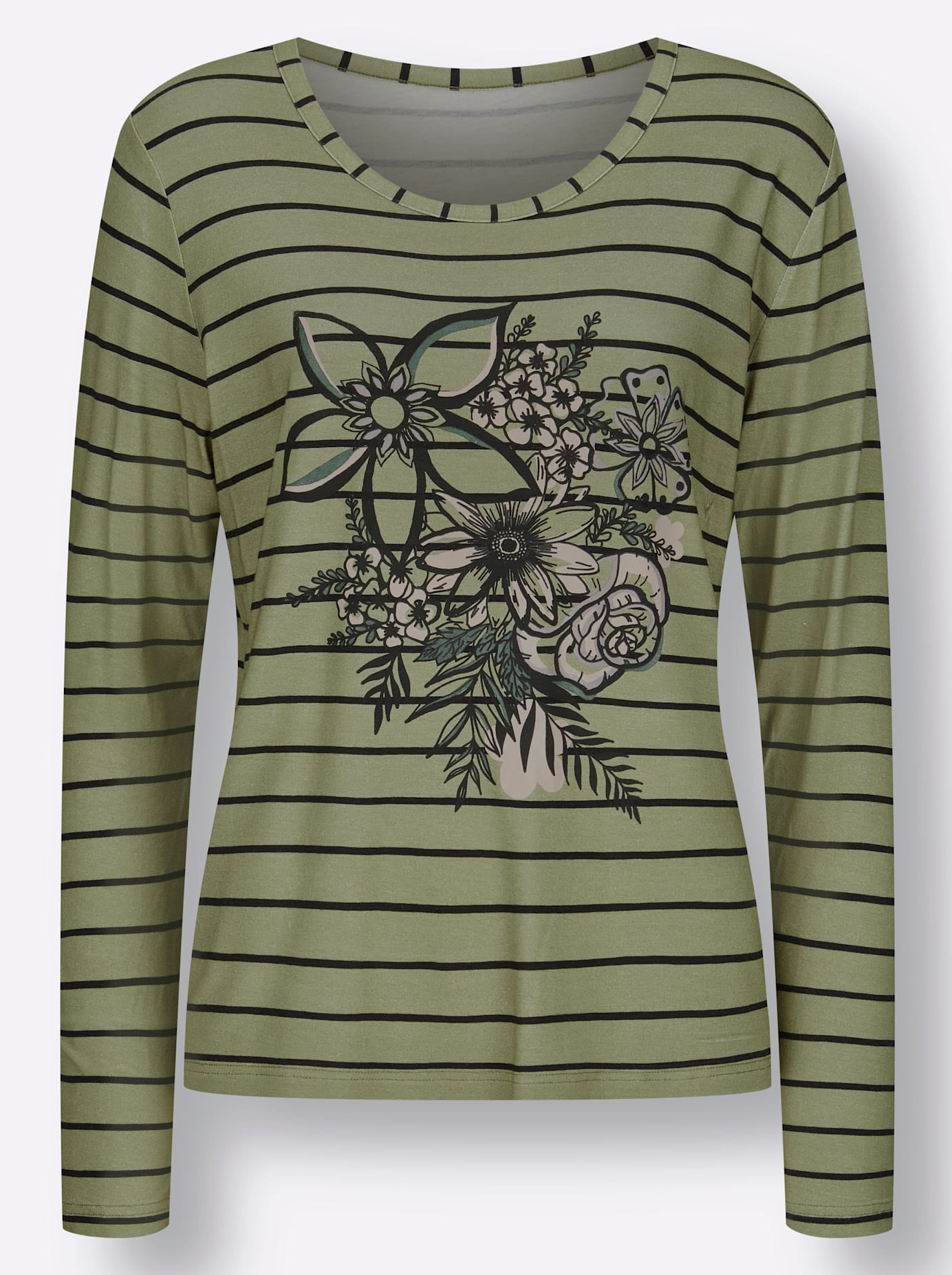 Inspirationen Langarmshirt »Druck-Shirt« 1 Stk.