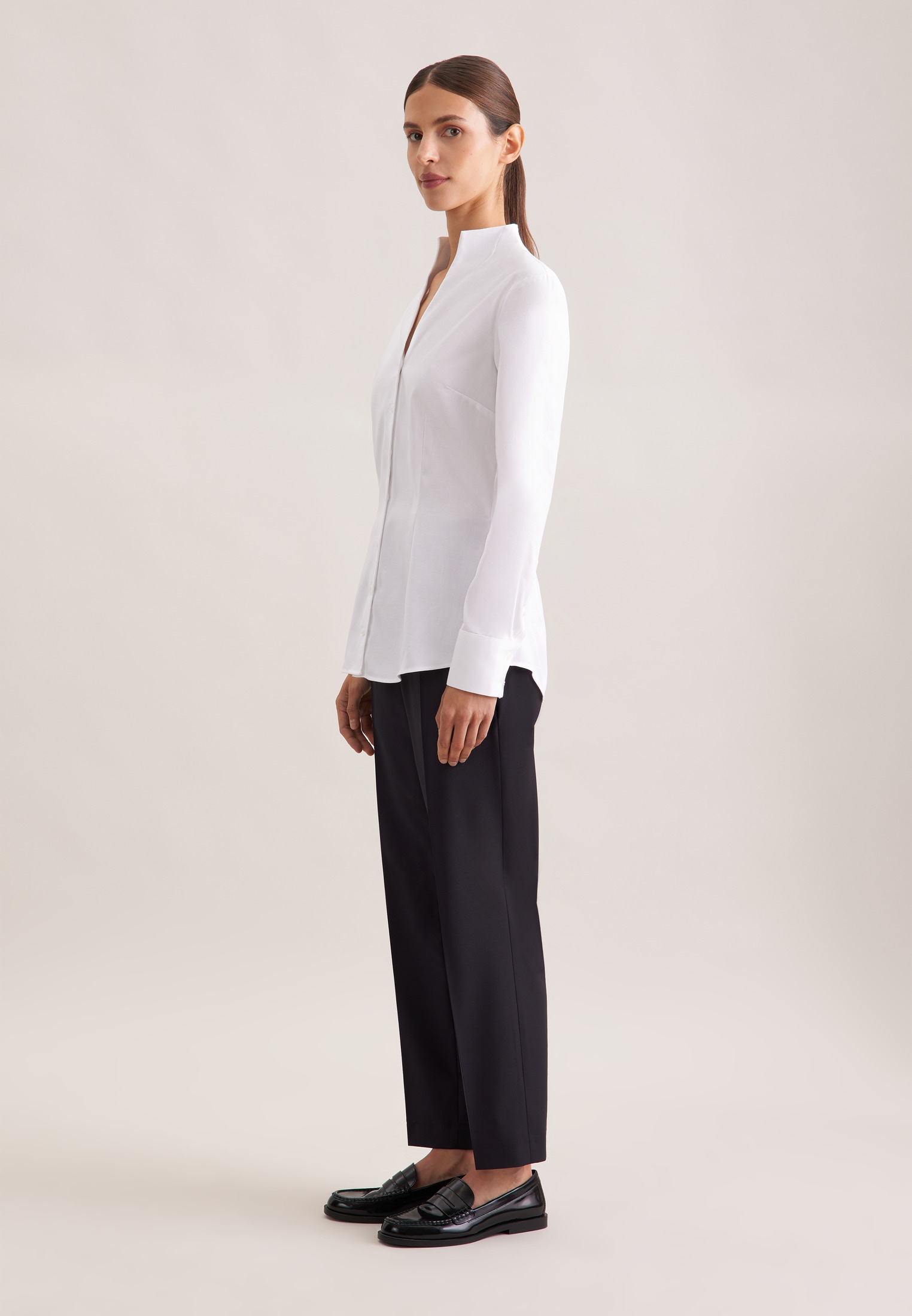 seidensticker Klassische Bluse 1/1 Kragen Uni