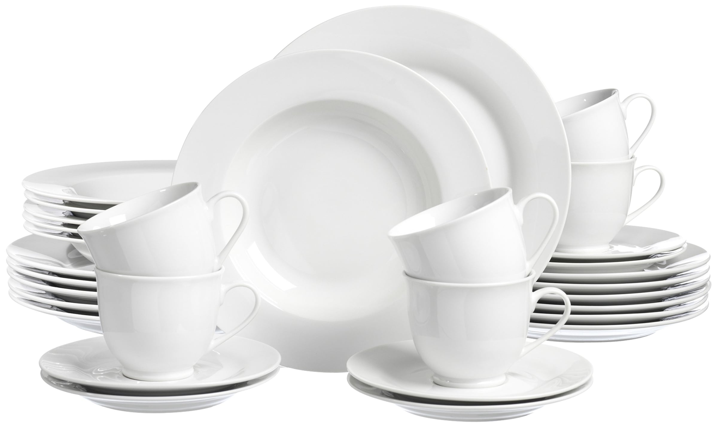 Image of Ritzenhoff & Breker Kombiservice "Bianco" klassisch und schlicht, unifarben