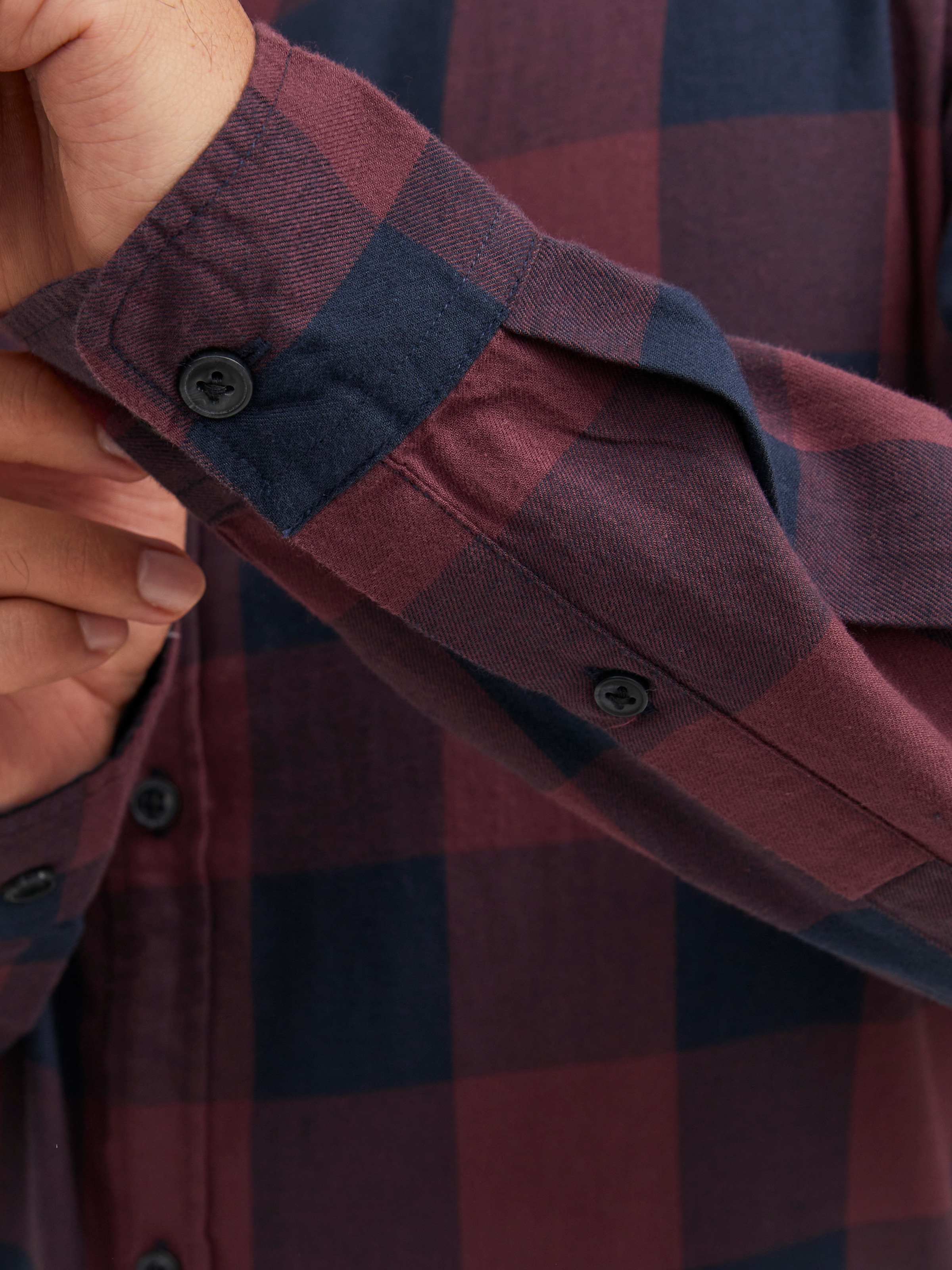 Jack & Jones Chemise à carreaux »JJ JJEGINGHAM TWILL SHIRT L/«