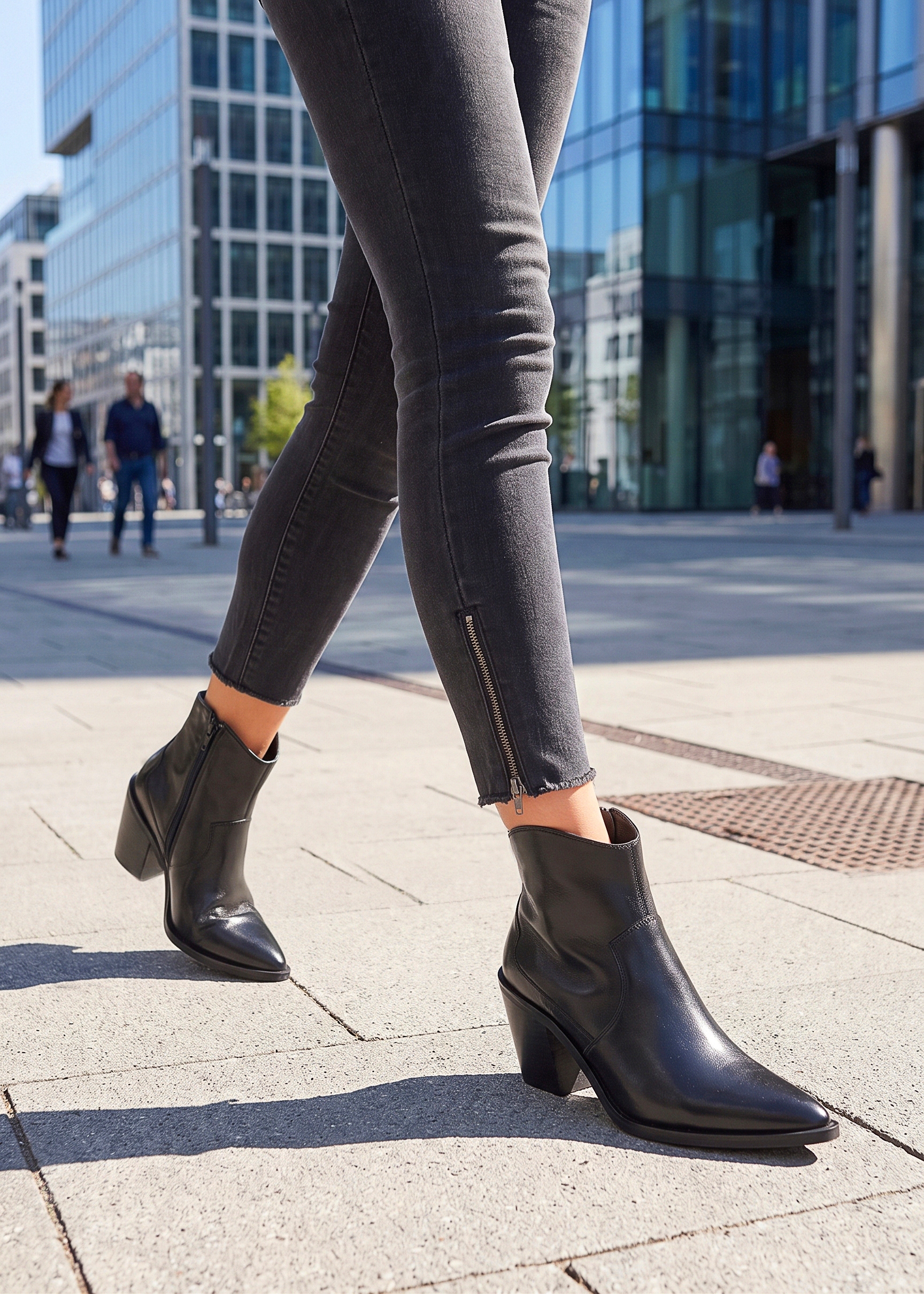 French Connection Stiefelette »Cowboy Boots, Western Boots, Boots, Stiefel, Lederstiefelette«  Ankle Boots, Cowboy Stiefelette, Western Stiefelette aus Leder