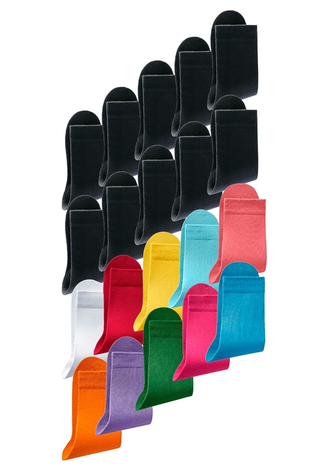 Go in Basicsocken, (Box, 20 Paar), in der grossen Big-Box