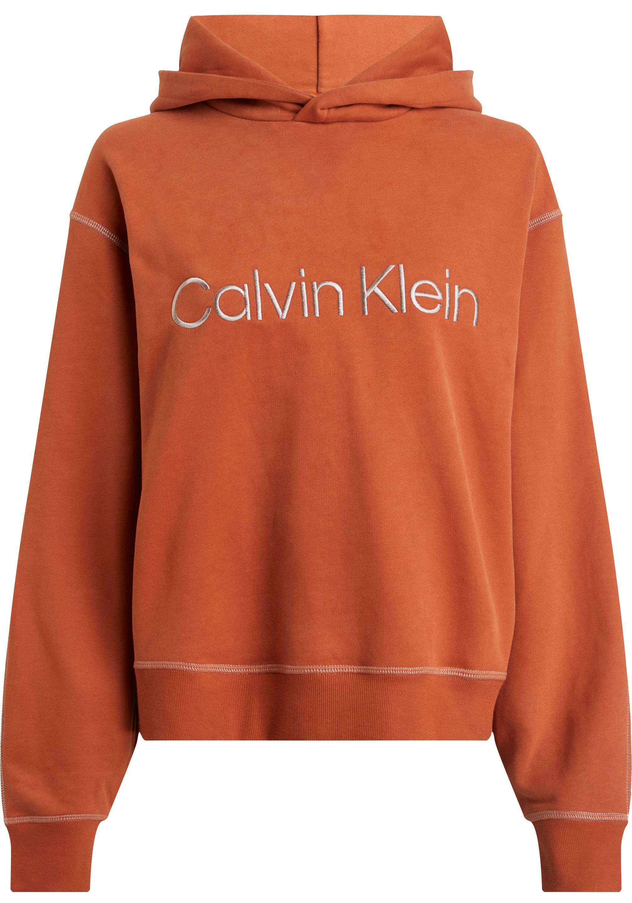 ♕ Calvin Klein Kapuzensweatshirt »HOODIE«, mit Logostickereien  versandkostenfrei kaufen