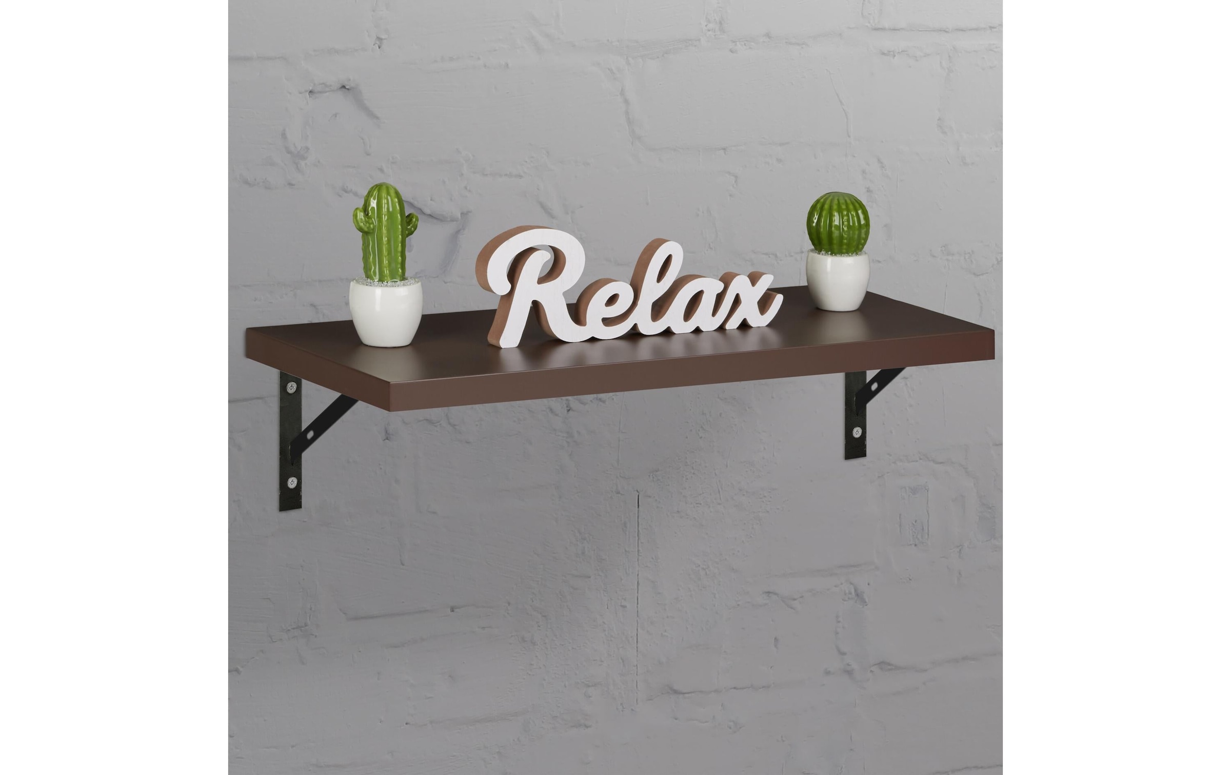 relaxdays Wandregal »6er Set«