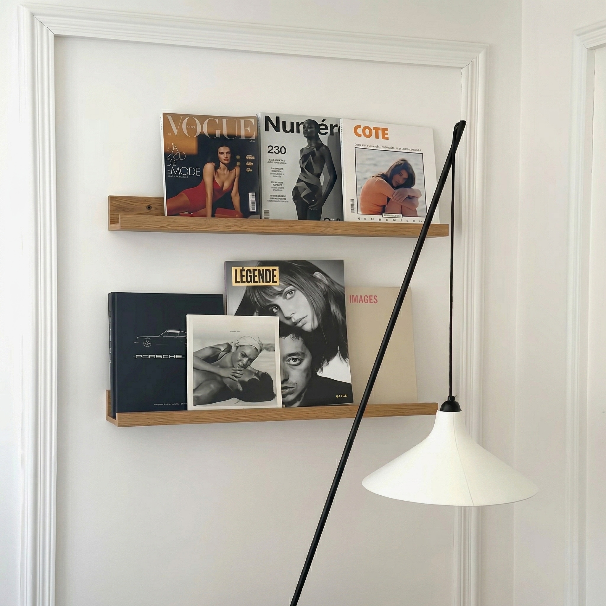 queence Wandregal »Bilderleiste« 1 Stk. tlg. Galerieboard Posterleiste für Bilder und Fotos