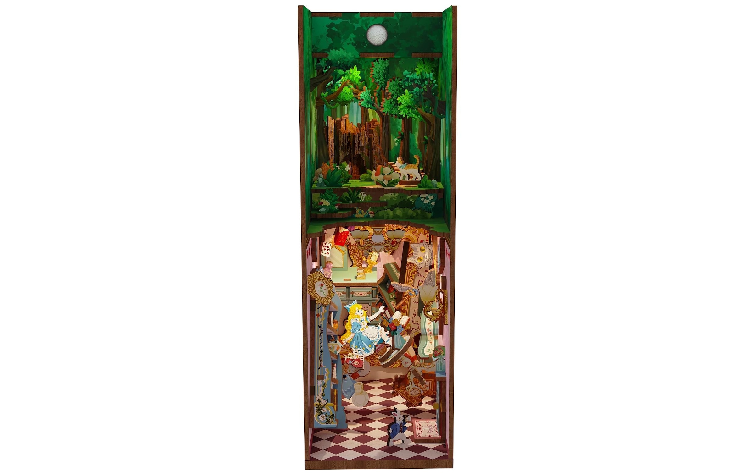   Modellbausatz »Tonecheer Book Nook Alice in Wonderland« 184 Stk. tlg.