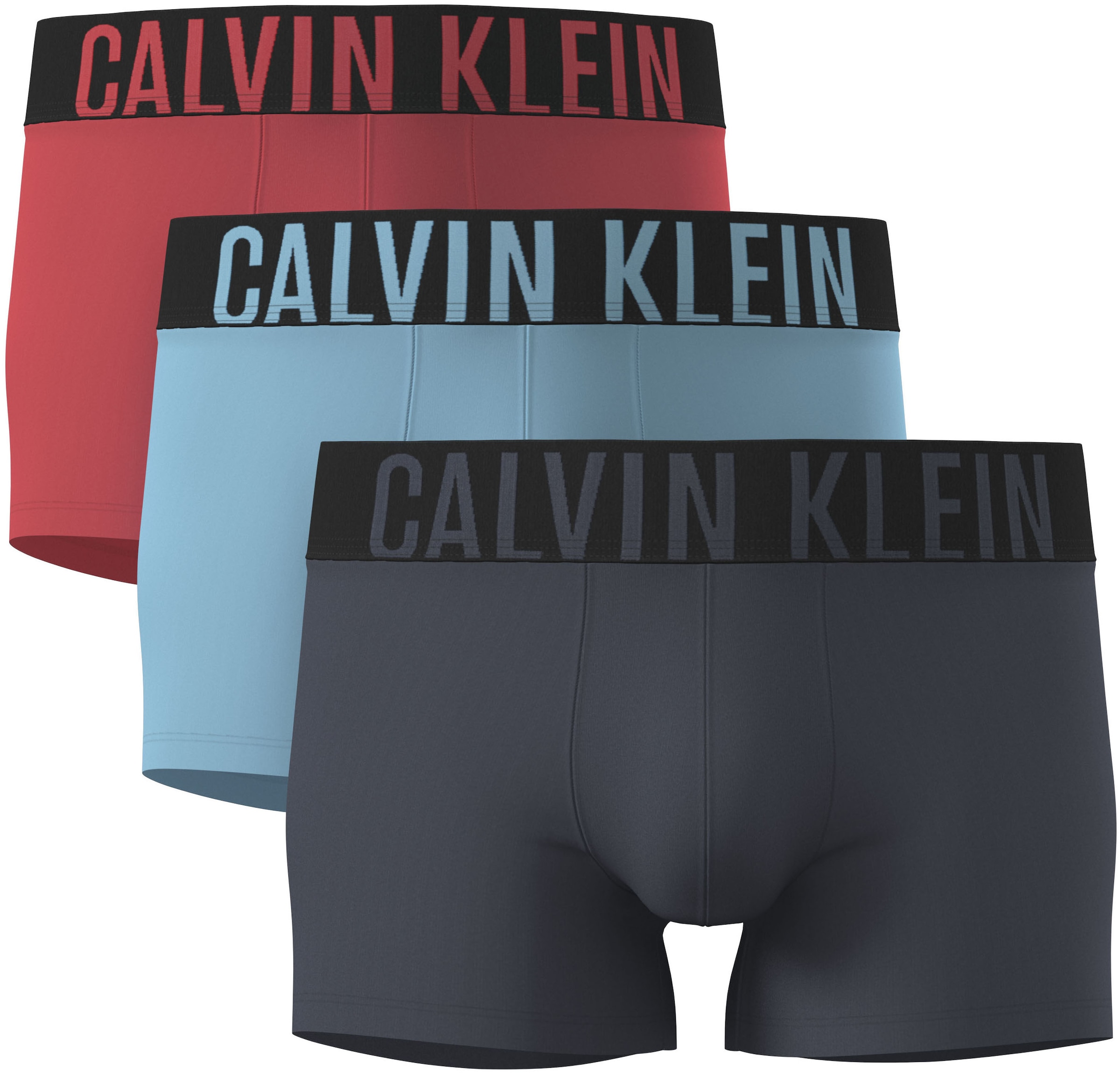 Calvin Klein Underwear Tronc »TRUNK 3PK« Packung, 3er, 3 cuis mit Logo-Stretchbund