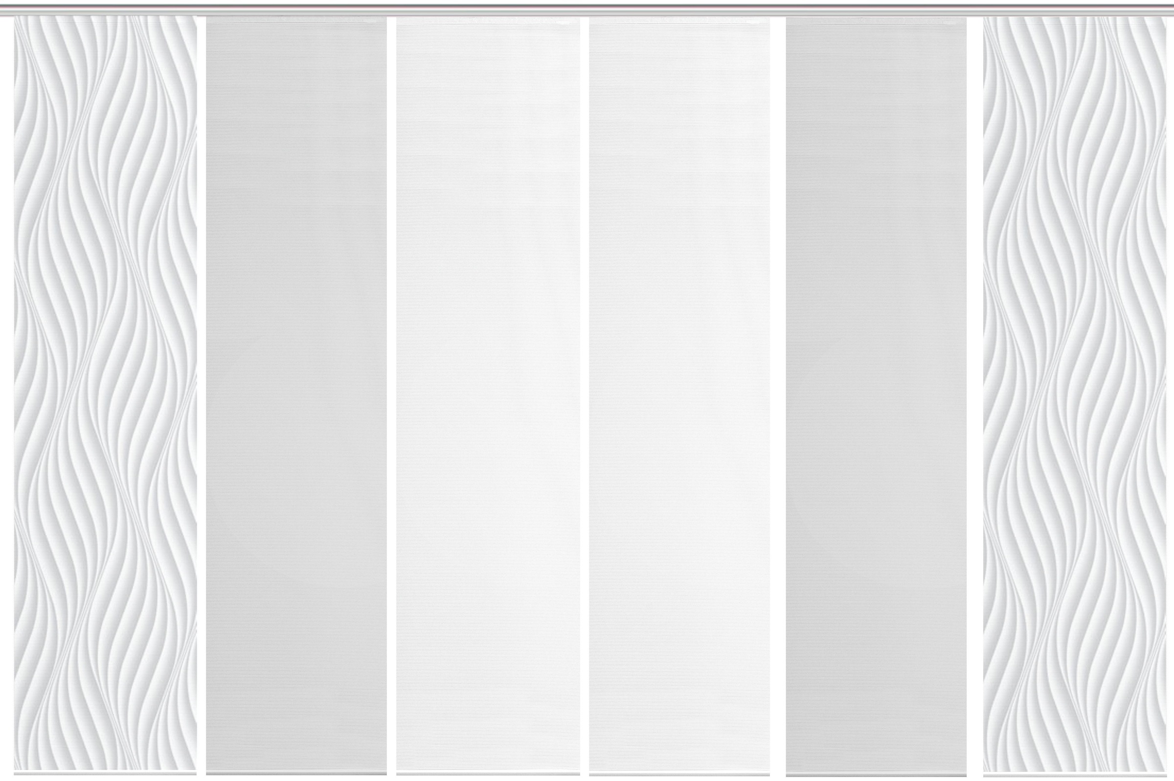Image of Vision S Schiebegardine »6ER SET WAVE«, (6 St.), HxB: 260x60, Schiebevorhang 6er Set Digitaldruck bei Ackermann Versand Schweiz