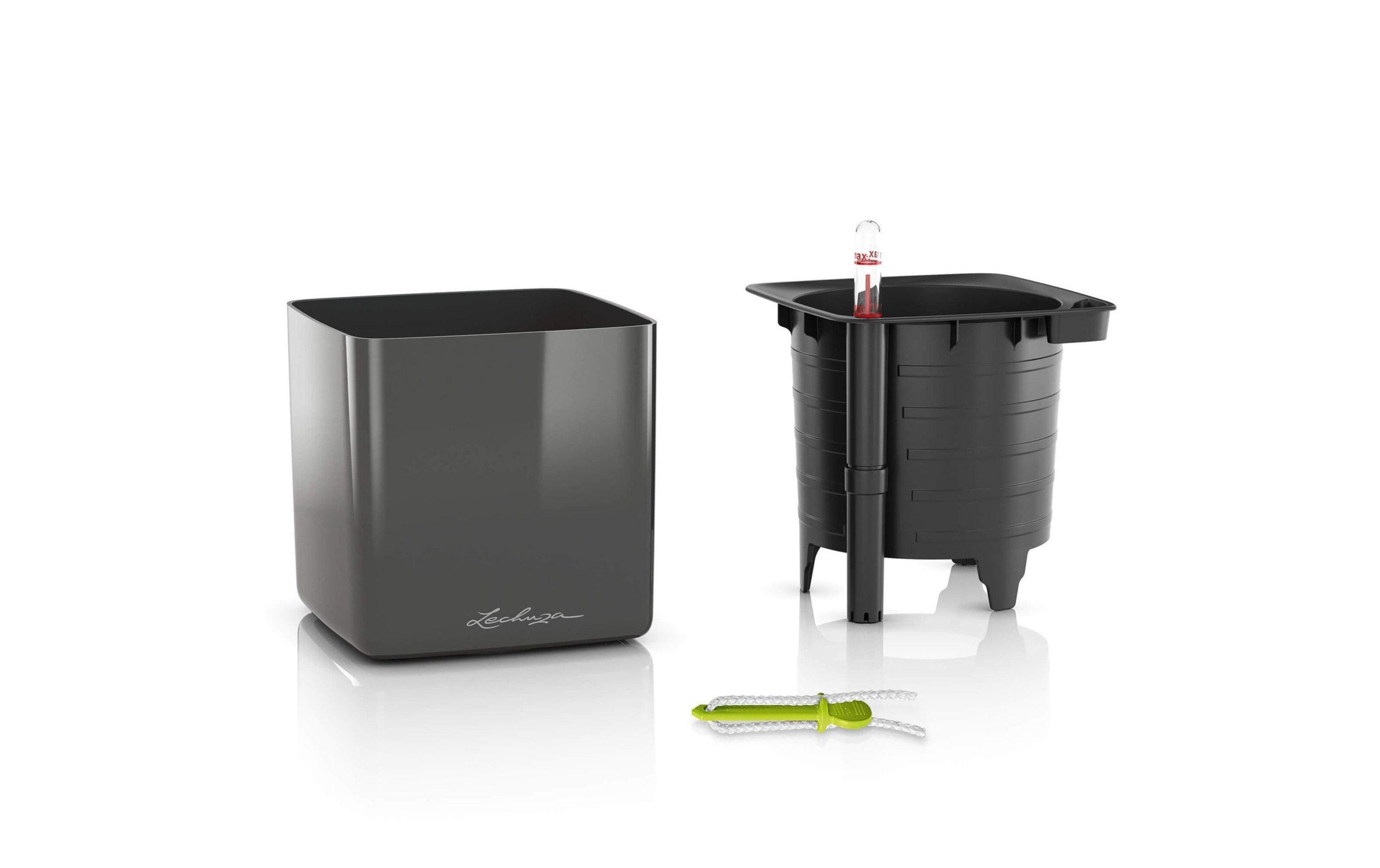 Pflanzkübel »CUBE Glossy 14 Weinrot«
