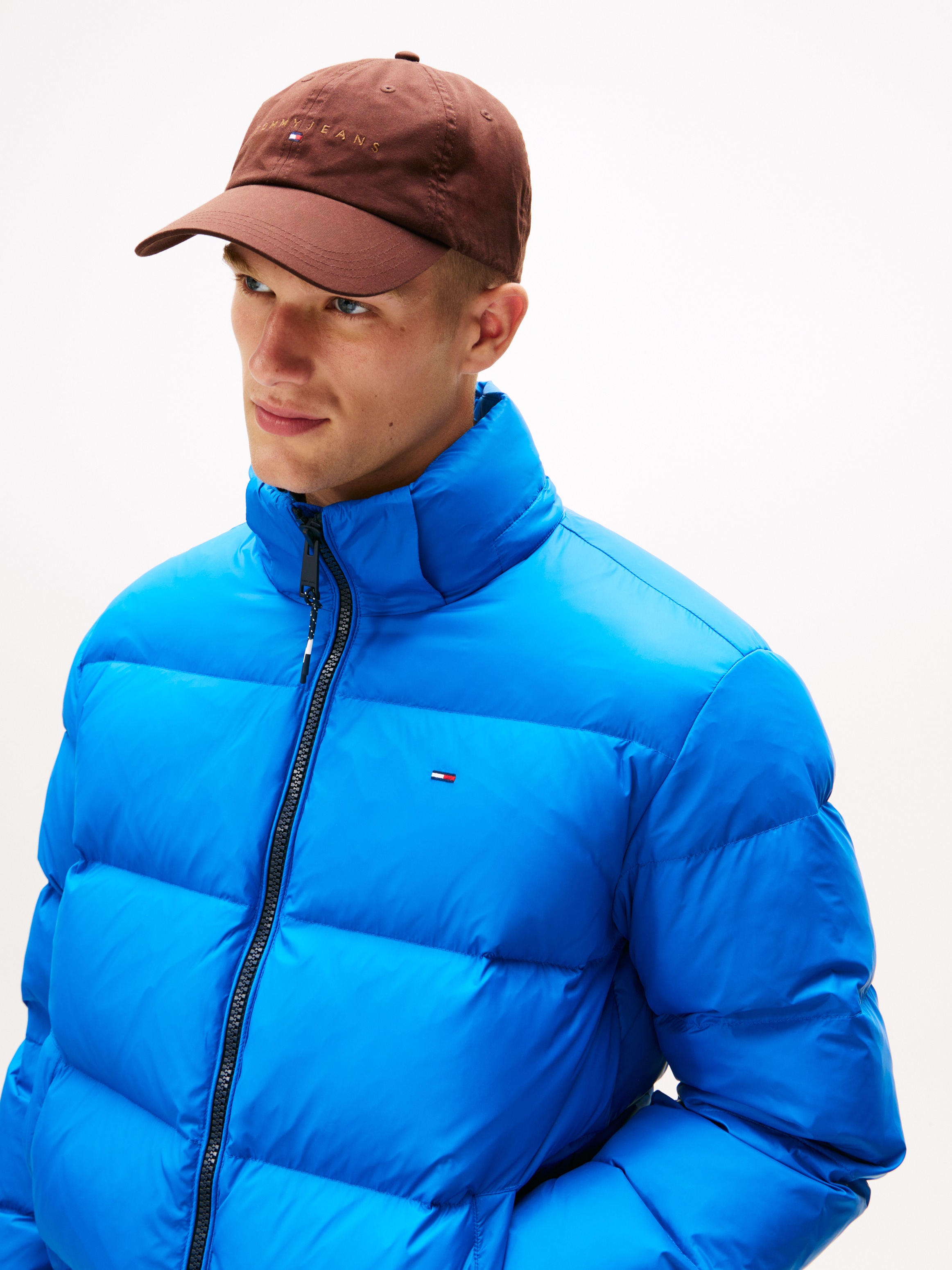 Tommy Jeans Veste matelassée »TJM ESSENTIAL DOWN JACKET EXT« avec capuche Veste d'hiver Veste outdoor Doublée Veste 2 en 1 Capuche amovible