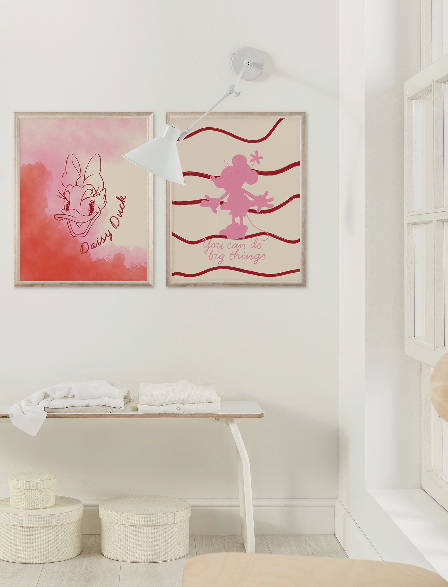 Komar Wandbild »Disney Minnie Mouse You Can Do Big Things«, Disney, (Set, 1 St.), 50 x 70 cm (Breite x Höhe) - Kinderzimmer, Dekoration