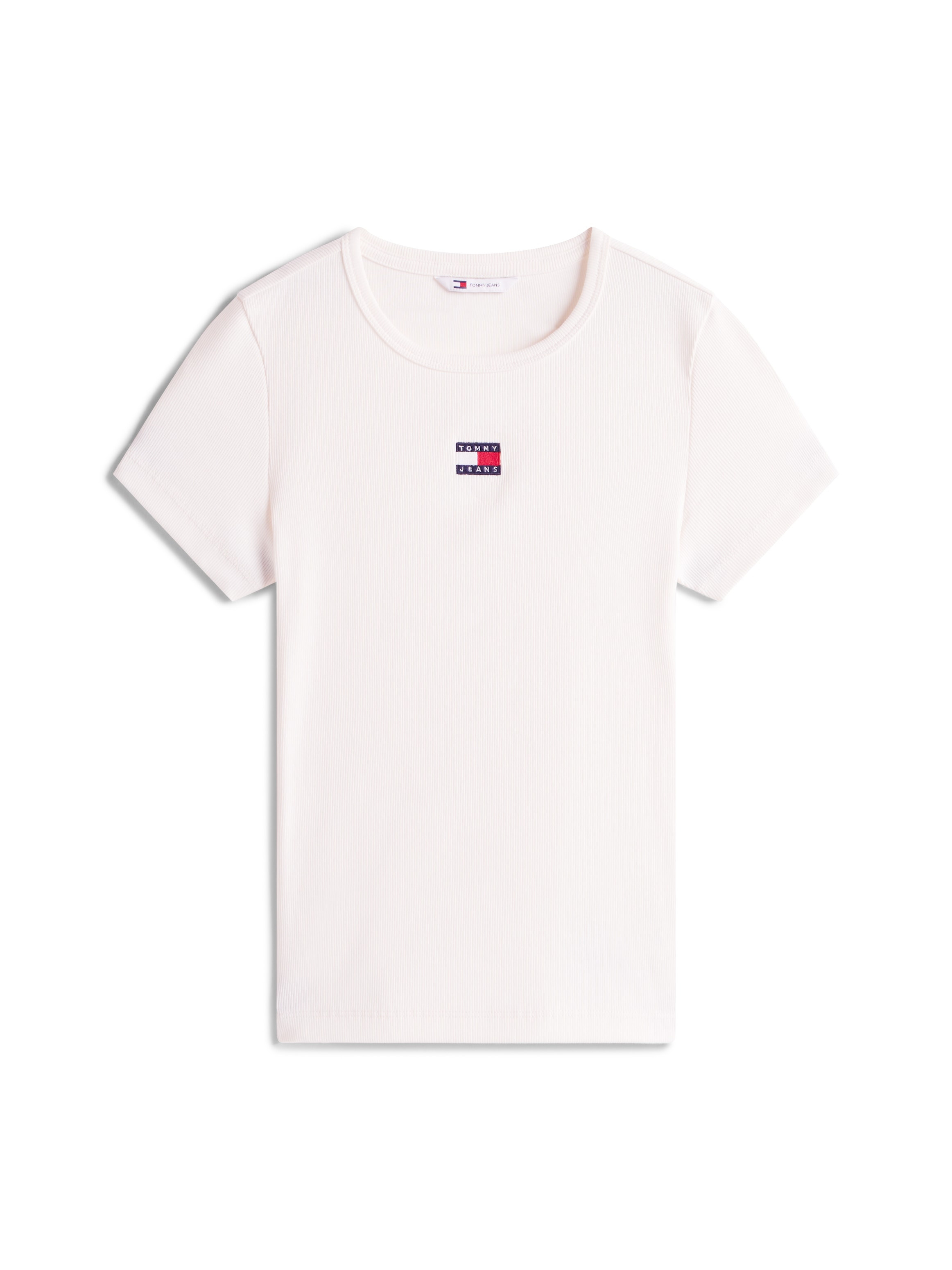 Tommy Jeans T-shirt à manches courtes »TJW SLIM BADGE RIB TEE« mit gerippter Struktur