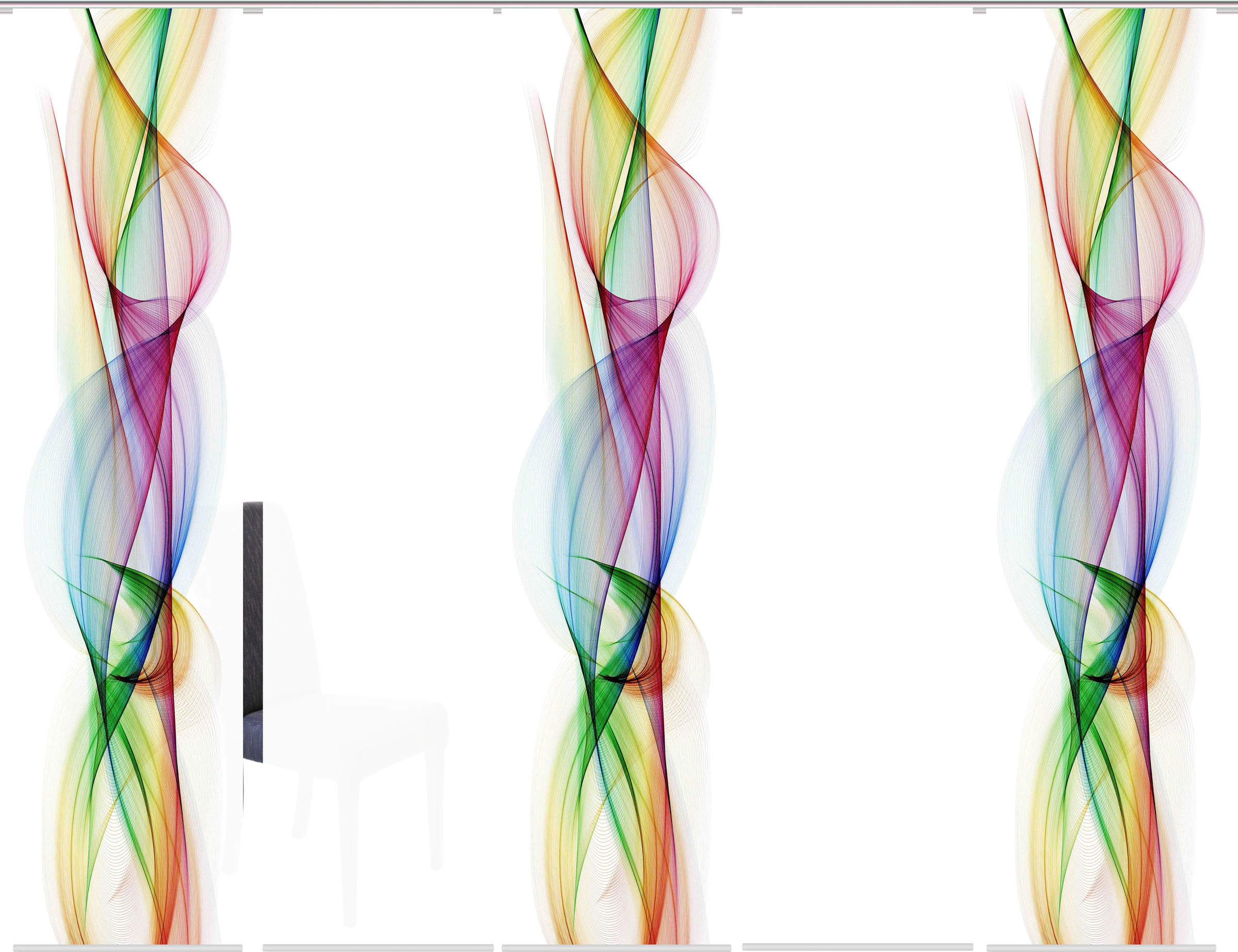 HOME WOHNIDEEN Schiebegardine »BOLGE« Paneelwagen 1 Stk. tlg. DIGITALDRUCK