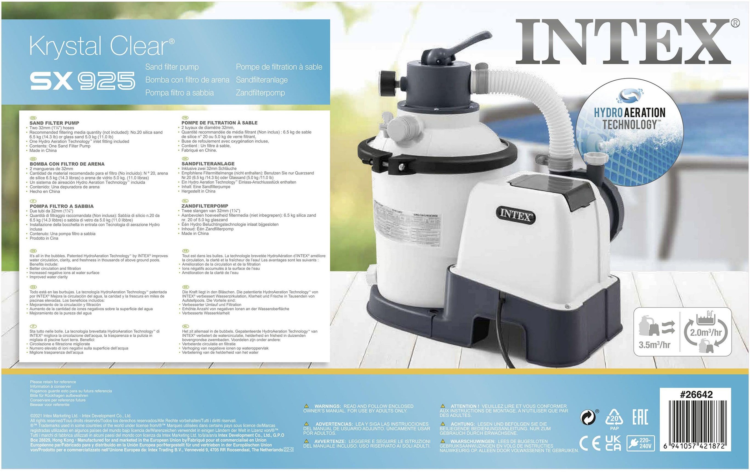 Intex Pool-Filterpumpe »Krystal Clear«