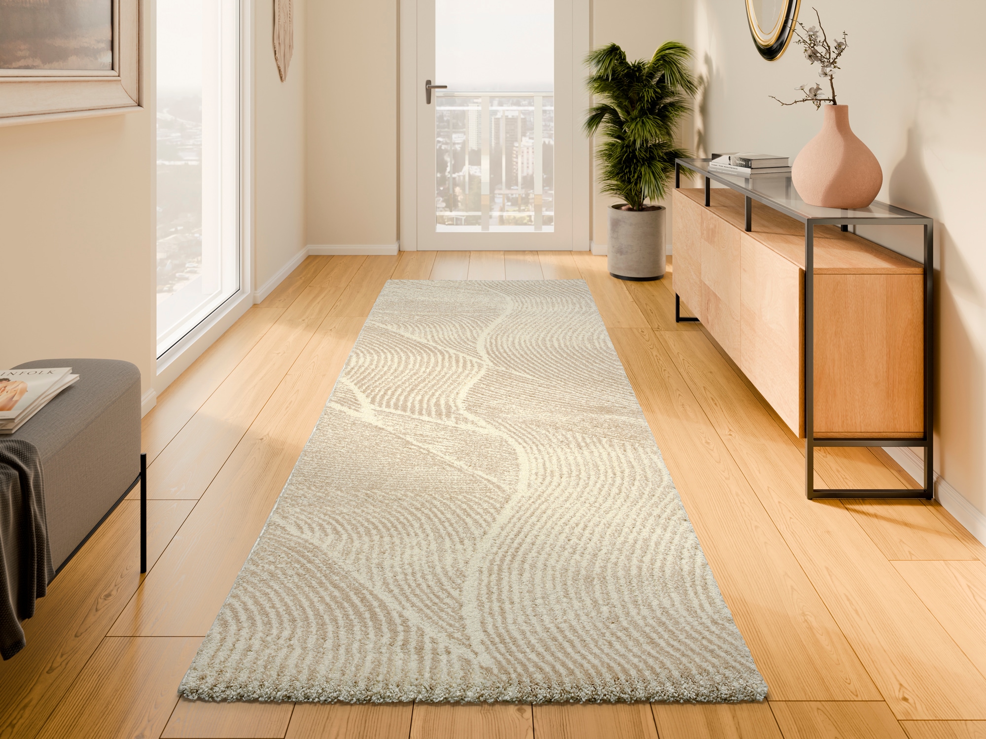 Image of OCI DIE TEPPICHMARKE "LIV PATH, auch als Läufer und in Rund" rechteckig 20 mm Höhe hochwertiger Design Teppich, pflegeleicht, auch in quadratisch