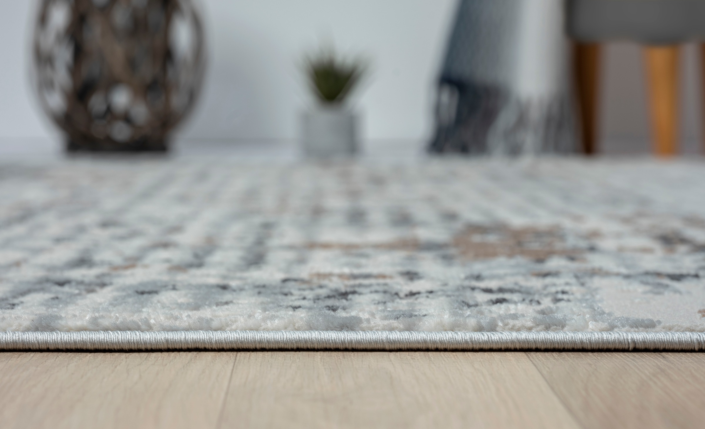 my home Teppich »Kaylan, LAGERRÄUMUNG!«, rechteckig, 8 mm Höhe, Kurzflor, modernes Design, pflegeleicht, Wohnzimmer