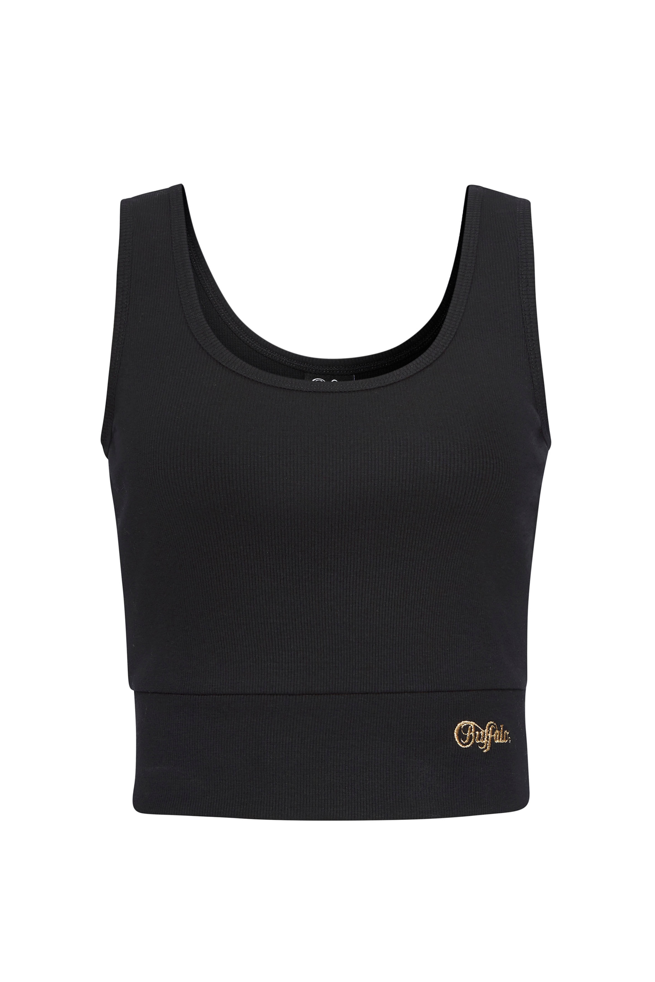 Buffalo Crop-Top, in Rippstruktur mit breitem Bund