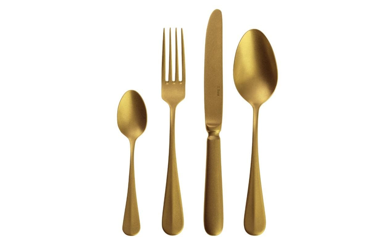 Image of Sola Besteck-Set "Baguette Vintage 24-teilig, Silber/Hellgrau"