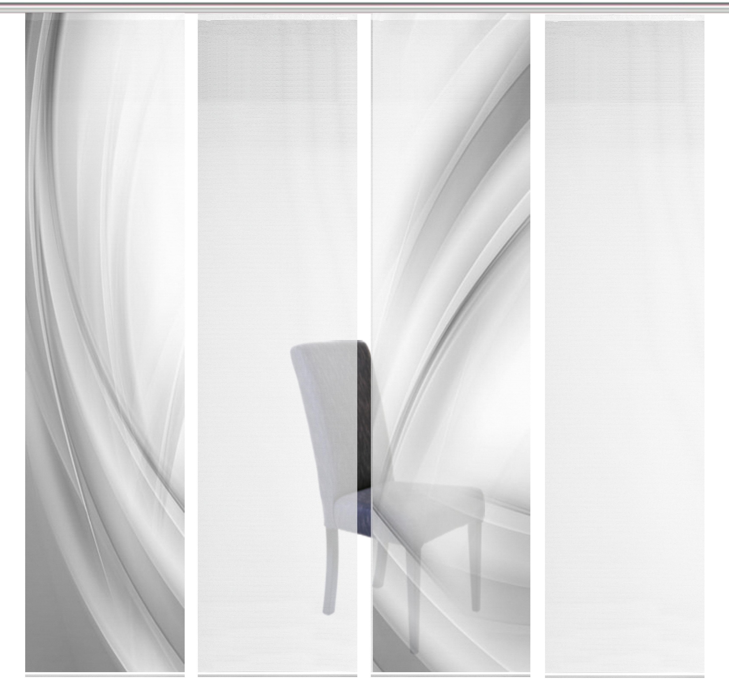 Image of Vision S Schiebegardine »4ER SET UNO«, (4 St.), HxB: 260x60, Schiebevorhang 4er Set Digitaldruck bei Ackermann Versand Schweiz