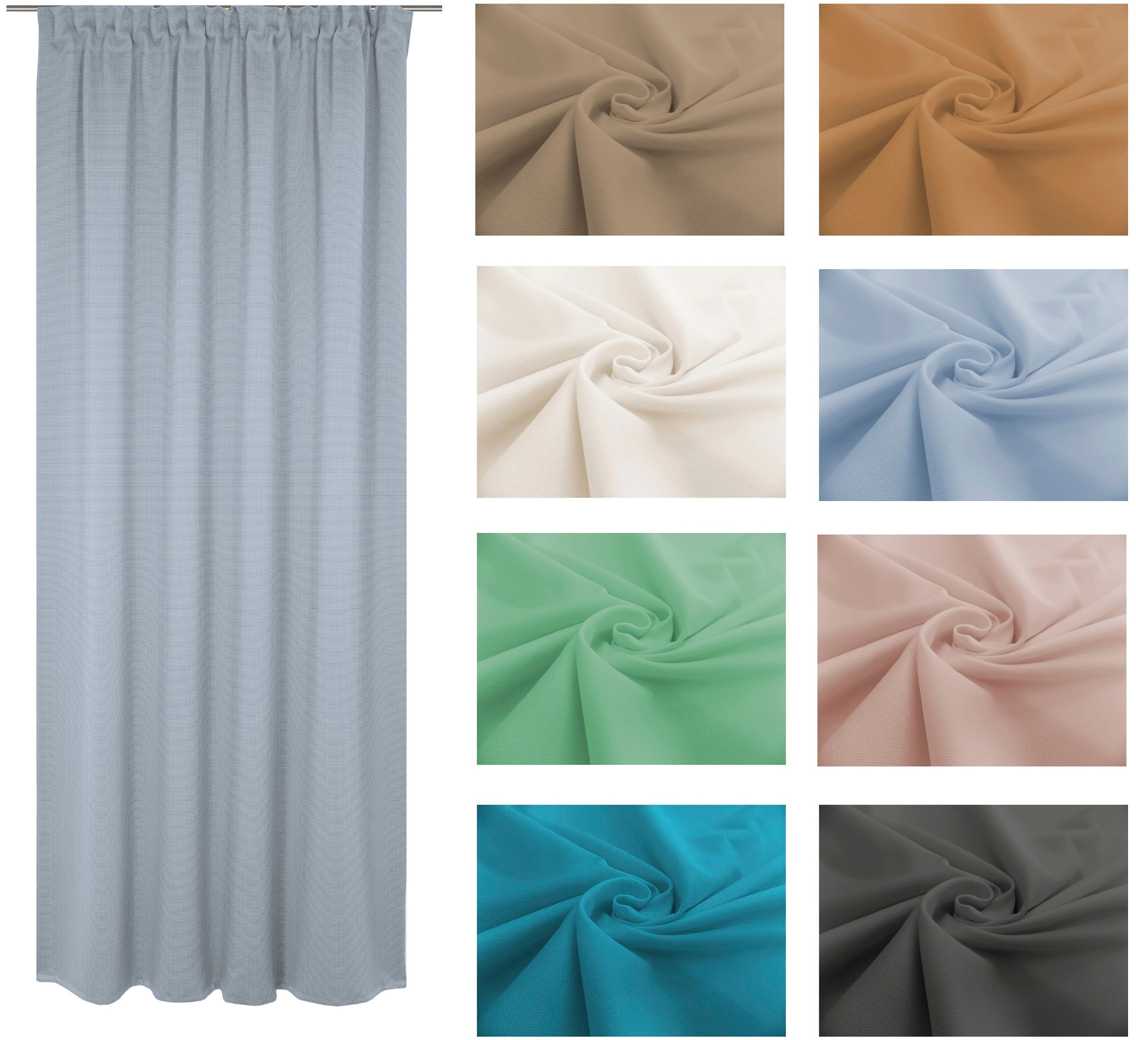 Wirth Vorhang »Neveres« 1 Stk. tlg.