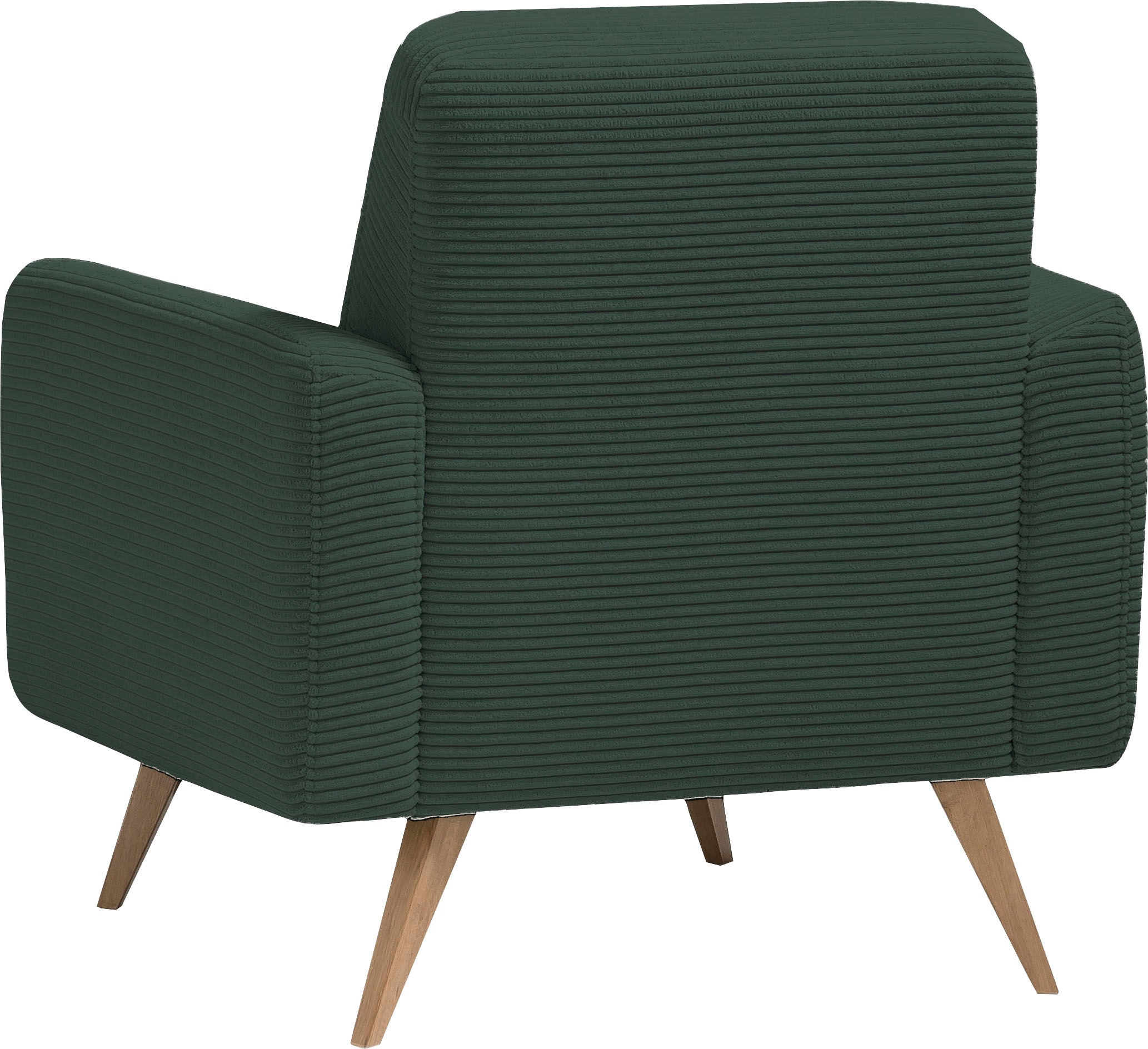 exxpo - sofa fashion Fauteuil »Samso, Loungesessel« elegant und bequem, aktueller Cord Bezug