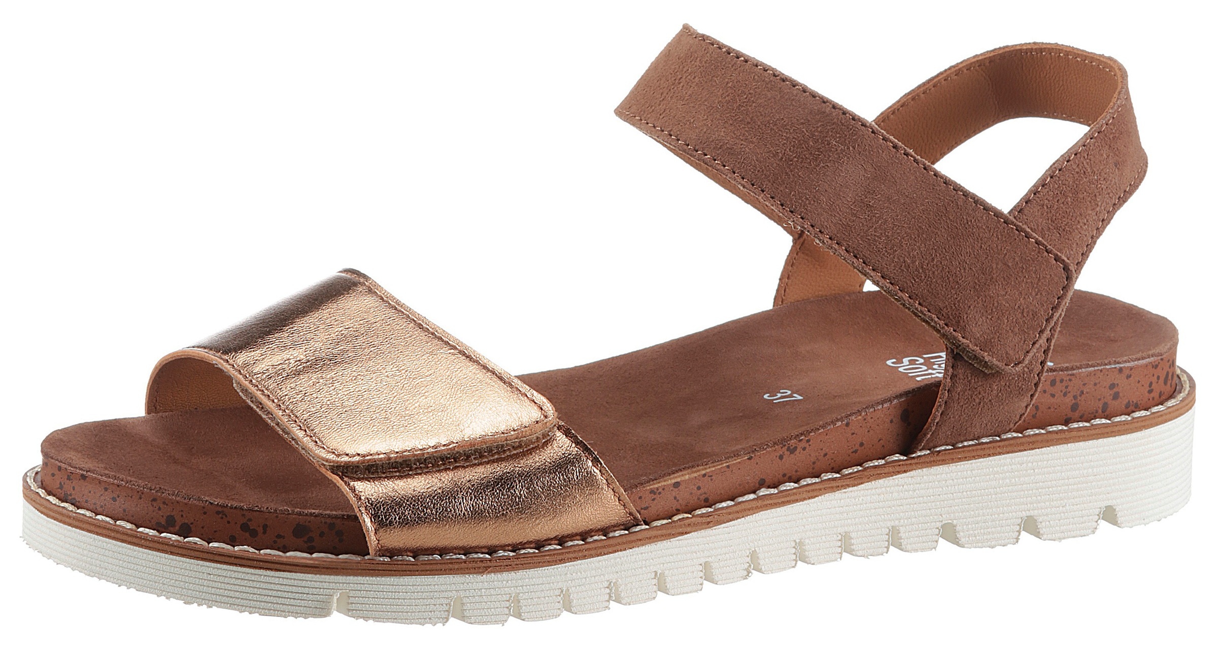 Image of Ara Riemchensandale »KENT«, mit Metallicriemchen bei Ackermann Versand Schweiz