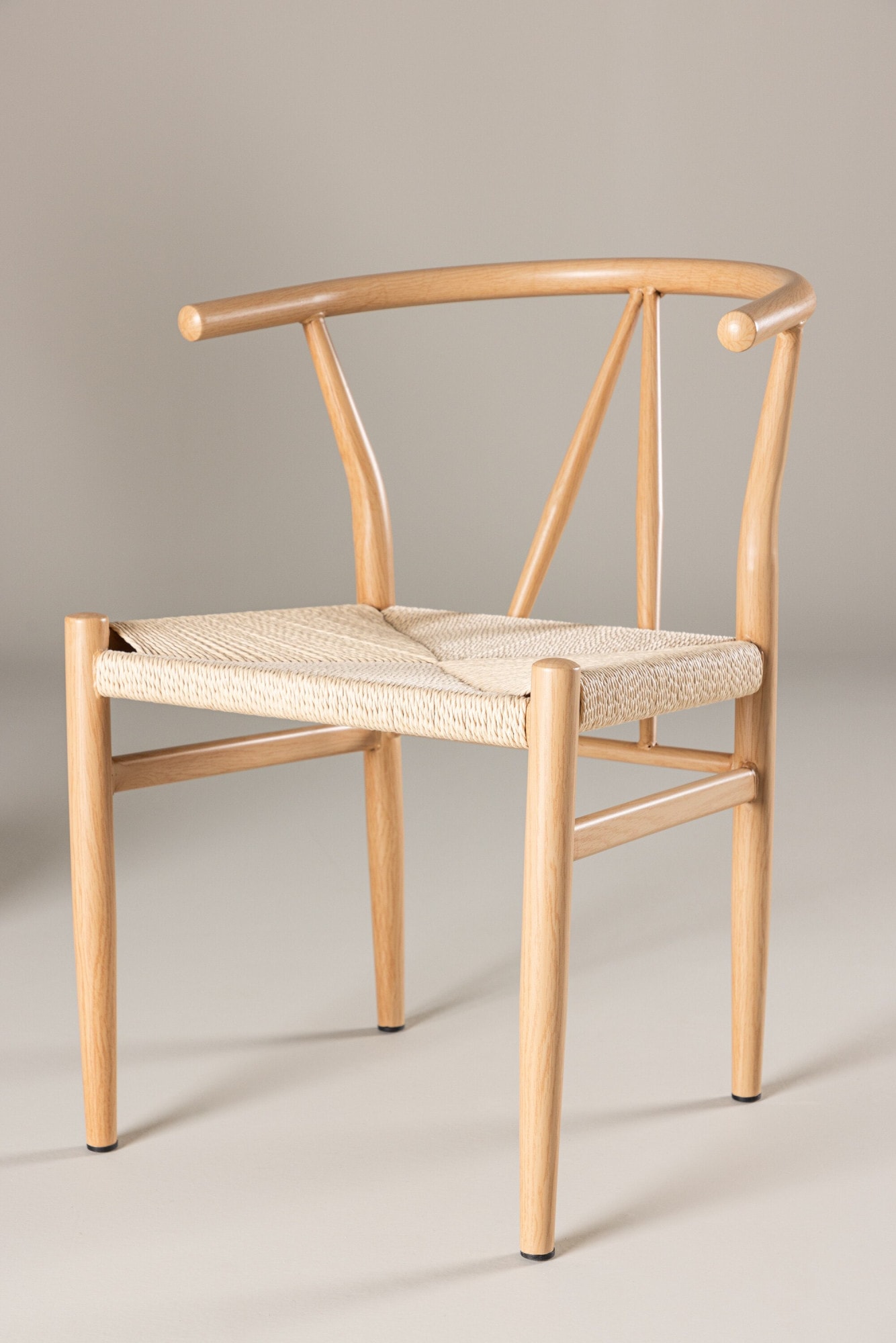Venture Home Chaise de salle à manger »Alfons, Esszimmerstuhl mit geflochtenem Sitz und Stahlrahmen« () 1 cuisFlechtstuhl, Stahlrahmen, Rattan-Sitzfläche, luftig, natürlich