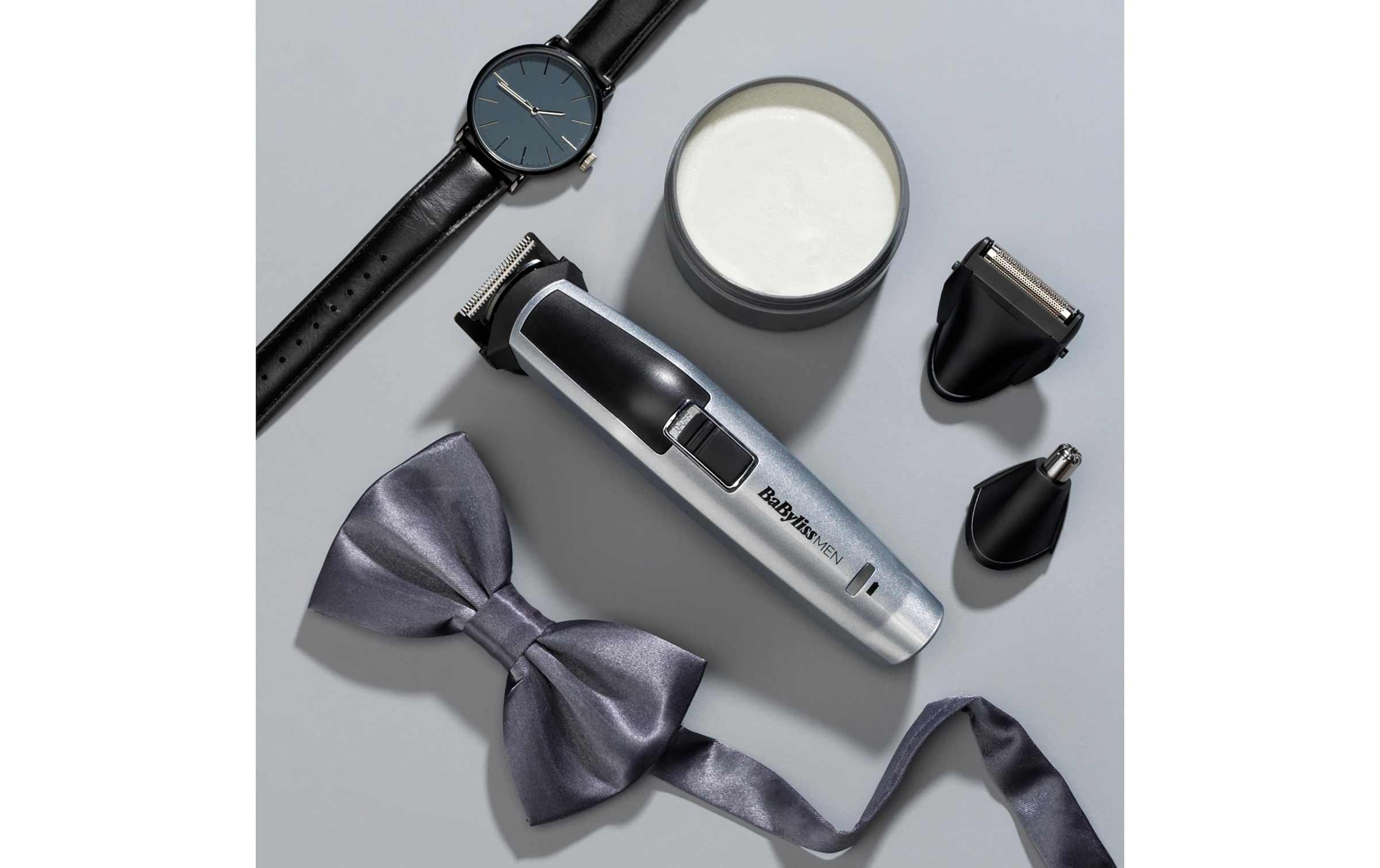 BaByliss Multifunktionstrimmer »MT726E MEN« 8 Aufsätze 8in1 Titanium Multigrooming Set für Gesicht&Körper
