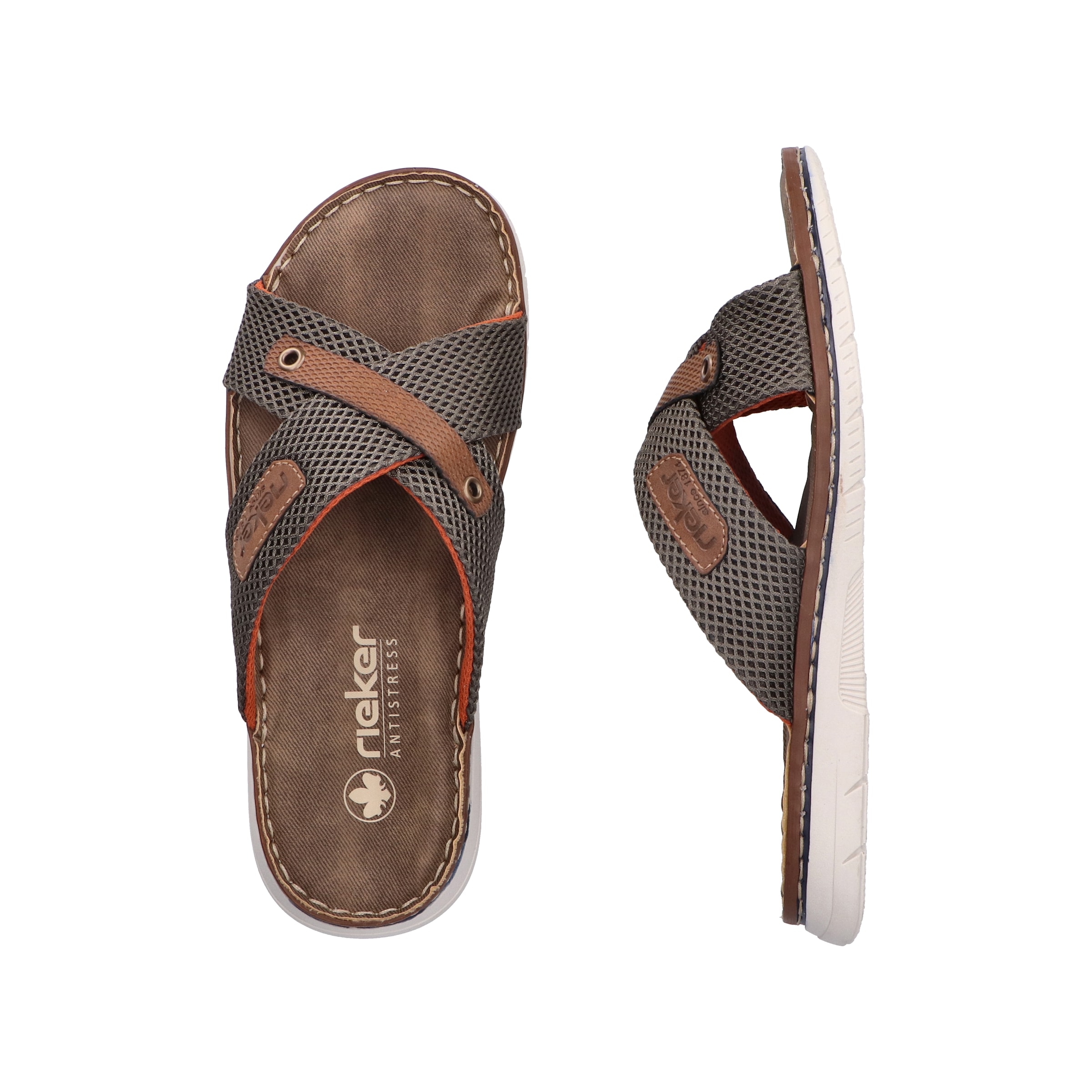 Rieker Pantolette  Sommerschuh, Hausschuh, Strandschuh zum Schlupfen