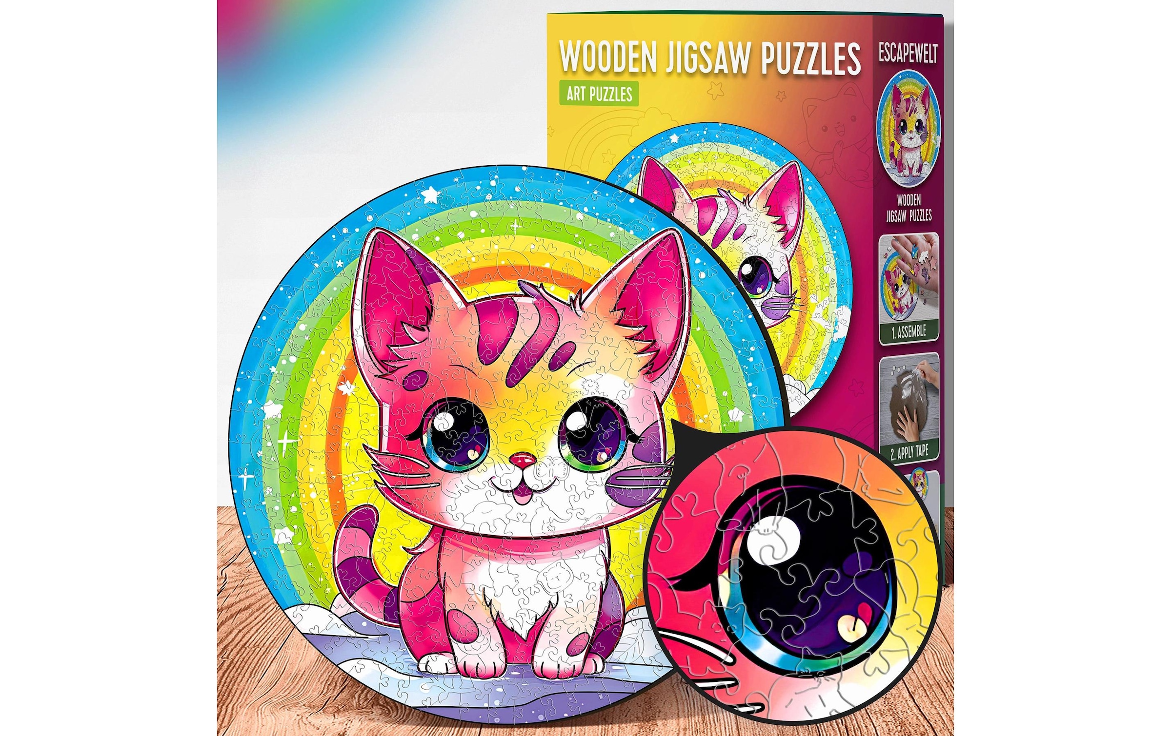   Puzzle »Escape Welt Kätzchen«