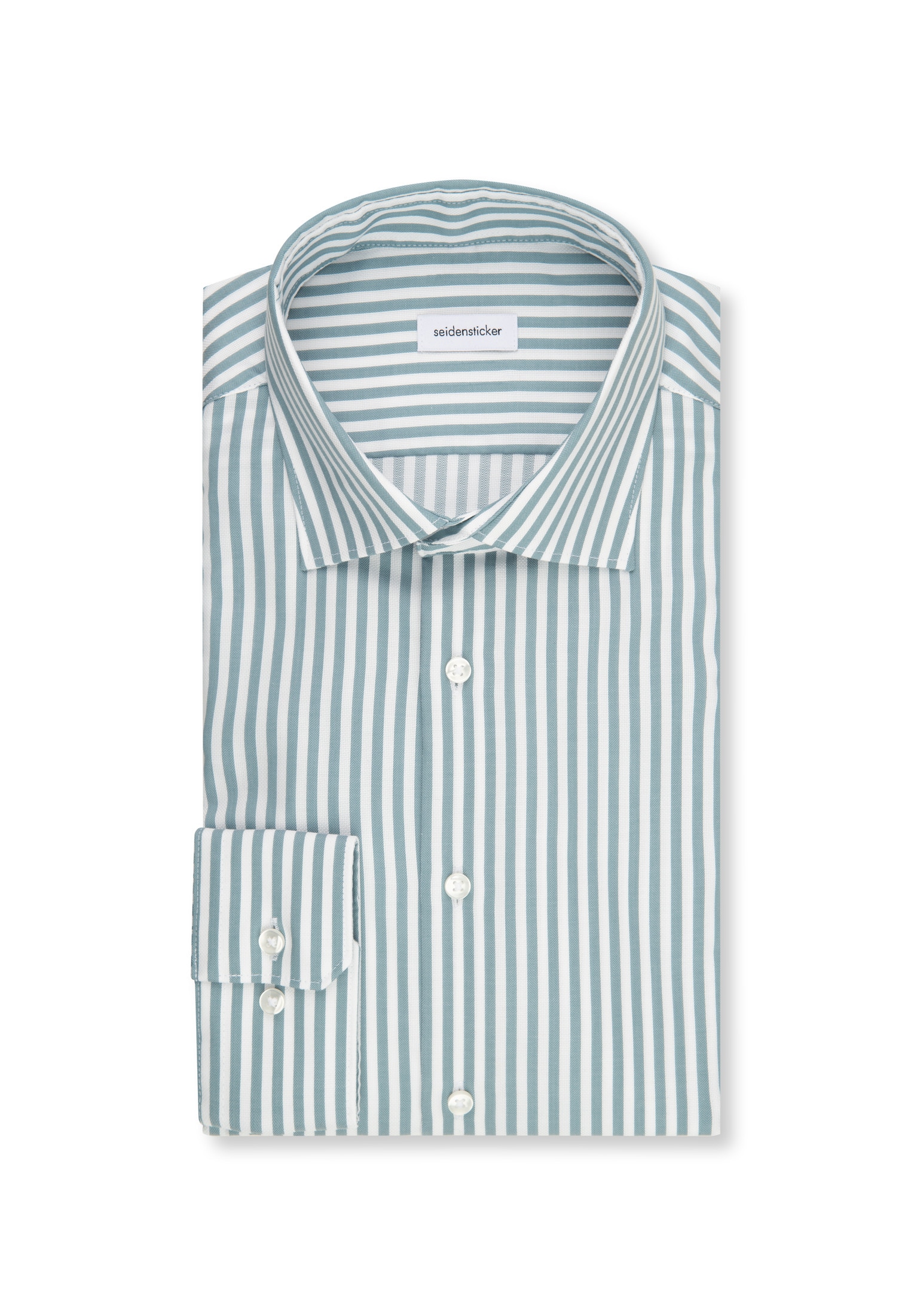 seidensticker Chemise d'affaires »Schwarze Rose« Slim 1/1 col Kent rayé
