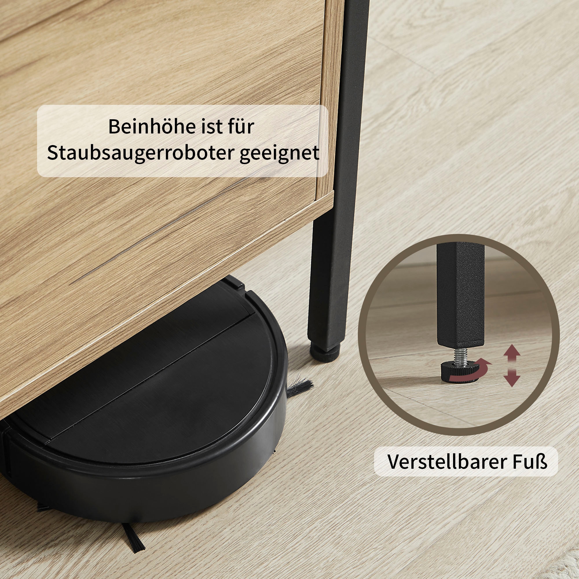 GOODproduct Garderobenschrank »Tayler« Melamin-Tischplatte, pulverbeschichtetem Metallgestell, Höhe 180 cm