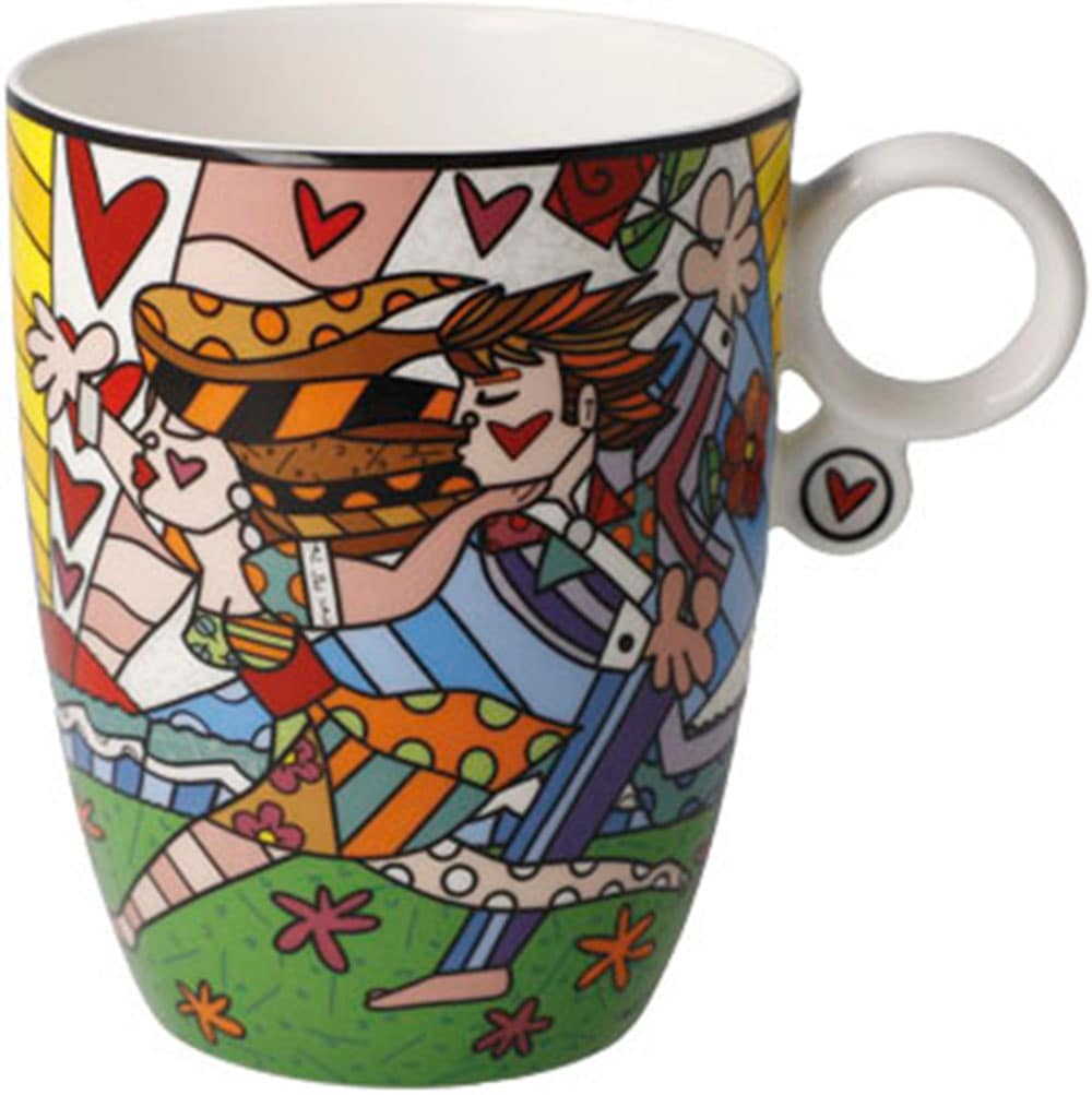 Image of Goebel Tasse "Romero Britto - Falling" Füllmenge 0,4l